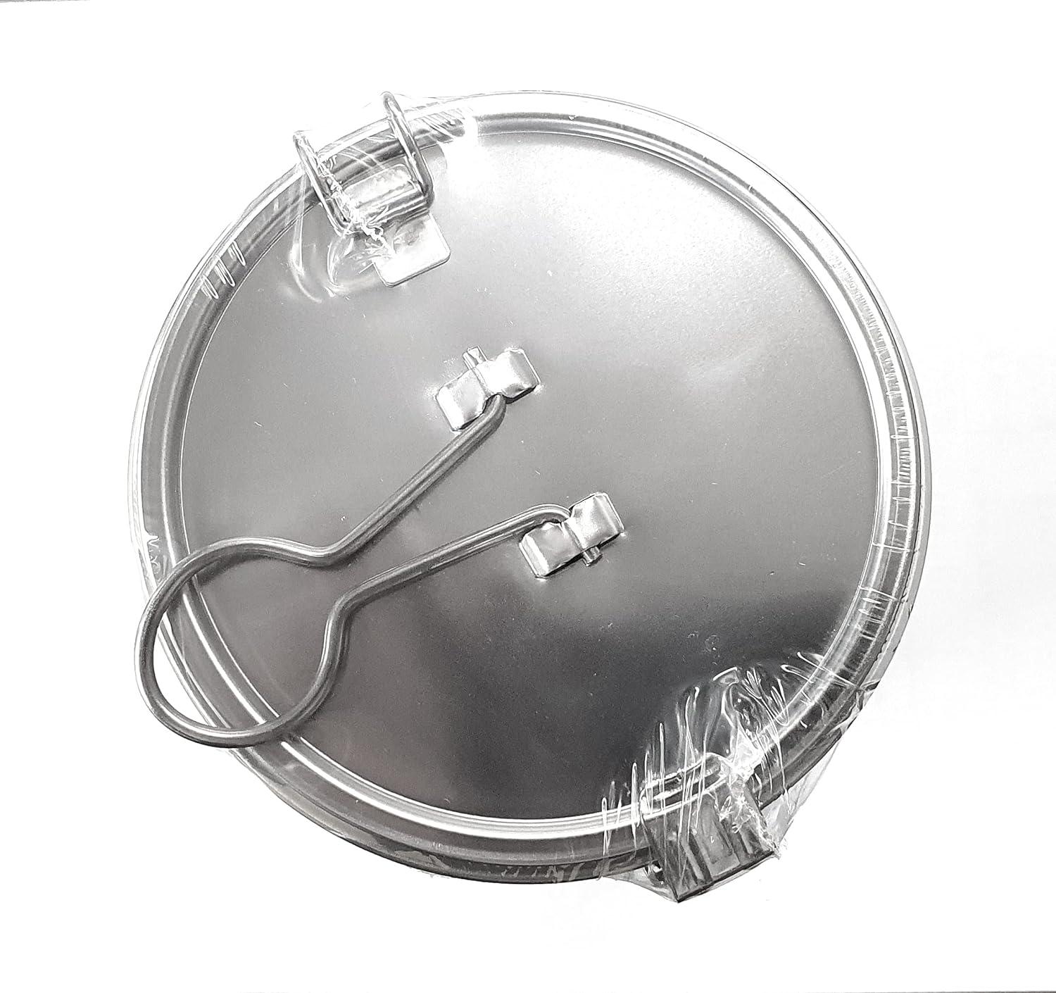 Commercial Grade D 3.9" X H 5.3" Genuine Stainless Steel 18/8 Perforated Strainer - One Touch Lock System - Restaurant & Home Use|Commercial Grade D. 3.9"x H. 5.3" - Genuine 18/8 Stainless Steel Perfo