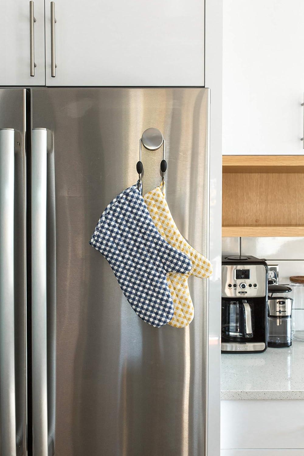 Stainless Steel Magnetic Wall Mounted Hook Rack