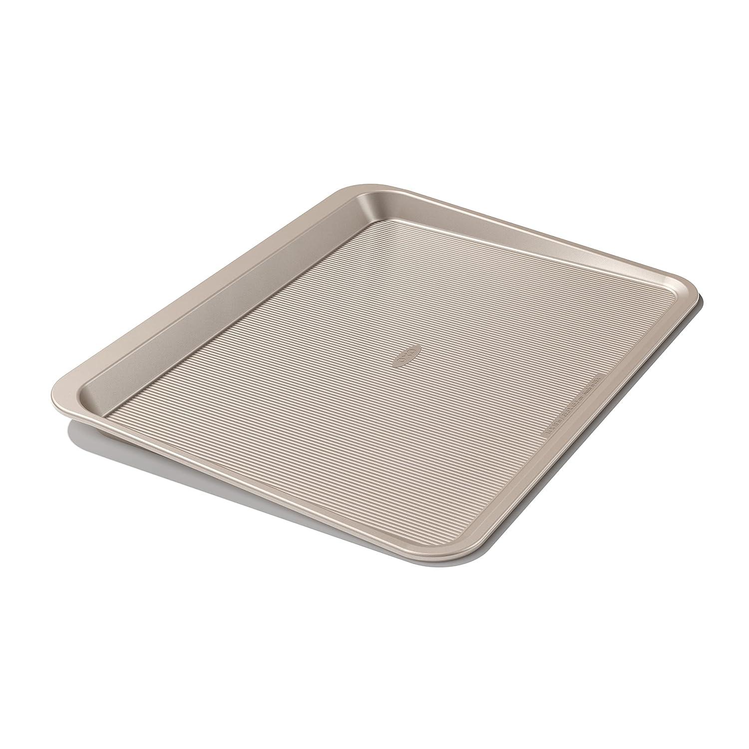 Gold Non-Stick Aluminized Steel Cookie Sheet 12.25x17