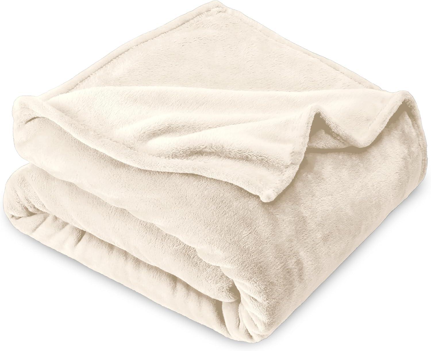 Microplush Fleece Bed Blanket by Bare Home