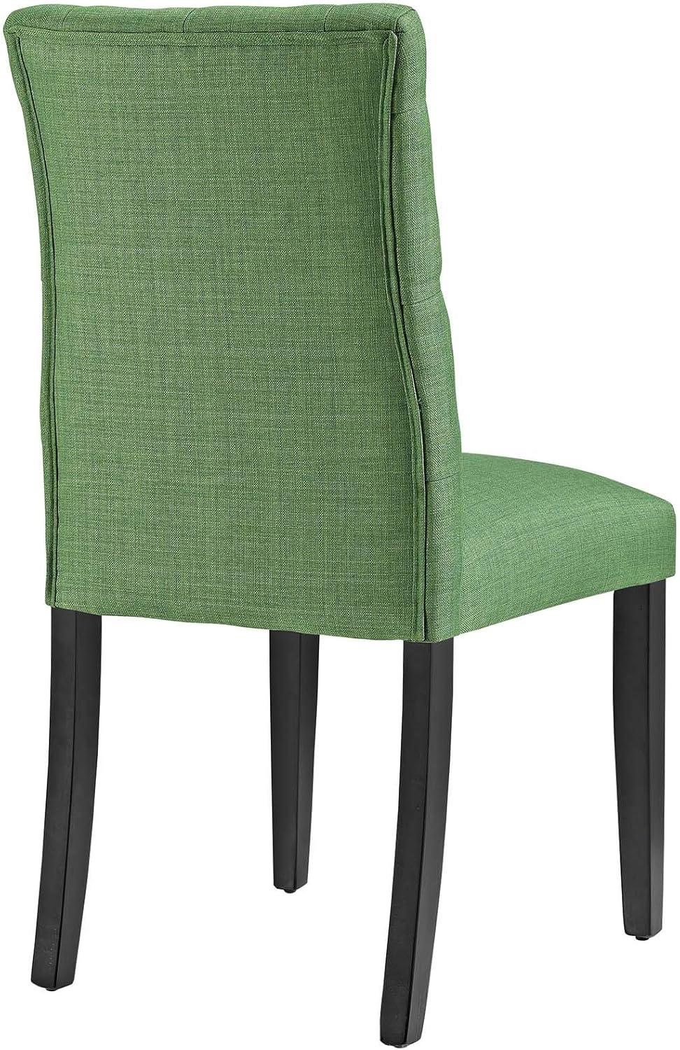 Kelly Green Tufted Upholstered Parsons Side Chair