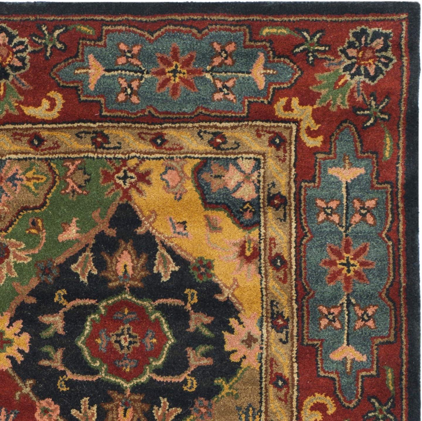 Heritage HG926 Hand Tufted Area Rug - Red/Multi - 5'x8' - Safavieh.