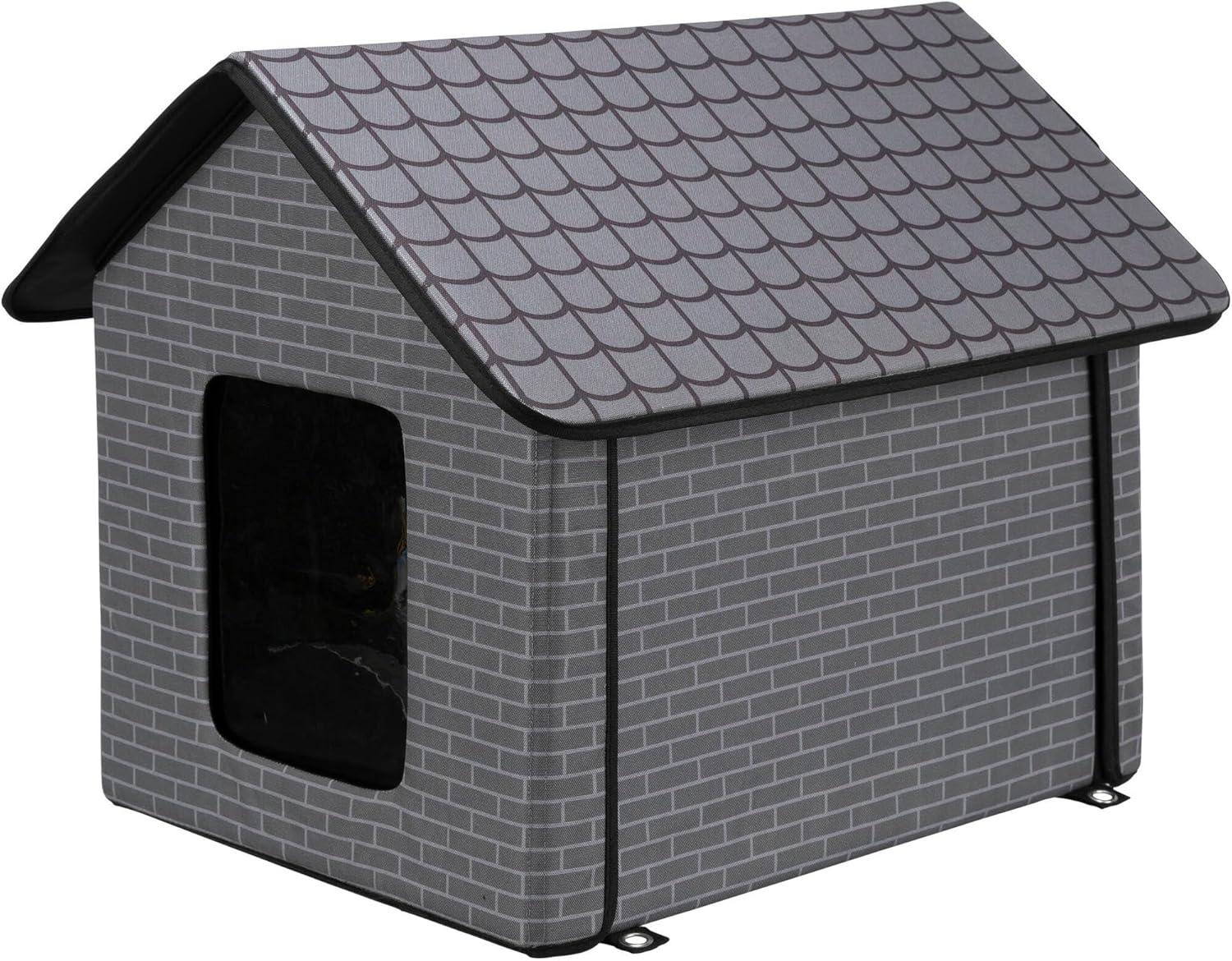 TRIXIE TRIXIE Insulated Outdoor Pet House, Waterproof Material, For Small Dogs and Cats, Feral Cats
