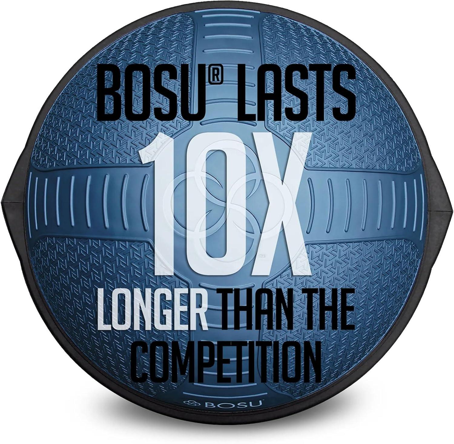 Bosu Home Balance Trainer for Strength, Flexibility, and Cardio, Blue