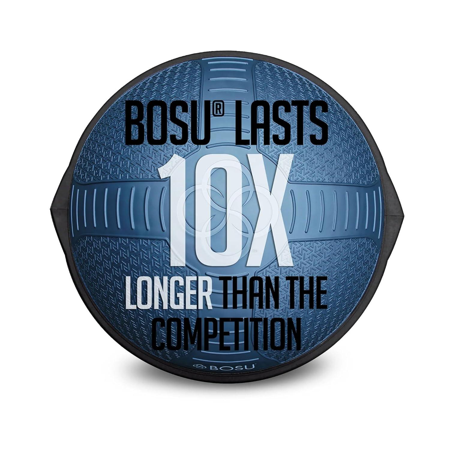 Bosu Home Balance Trainer for Strength, Flexibility, and Cardio, Blue