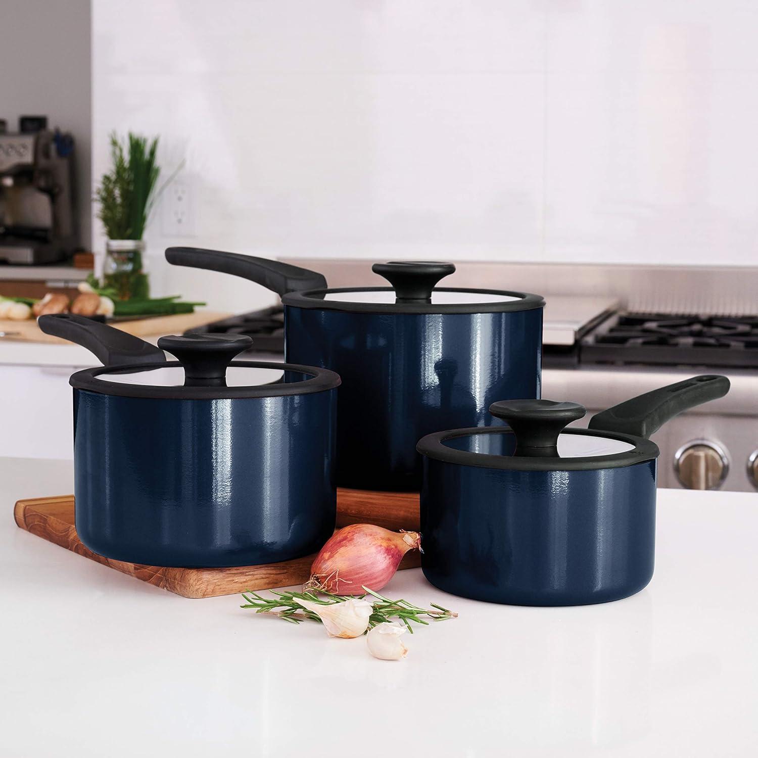 Tramontina Aluminum Non Stick Sauce Pan 6 Pc Nesting Set