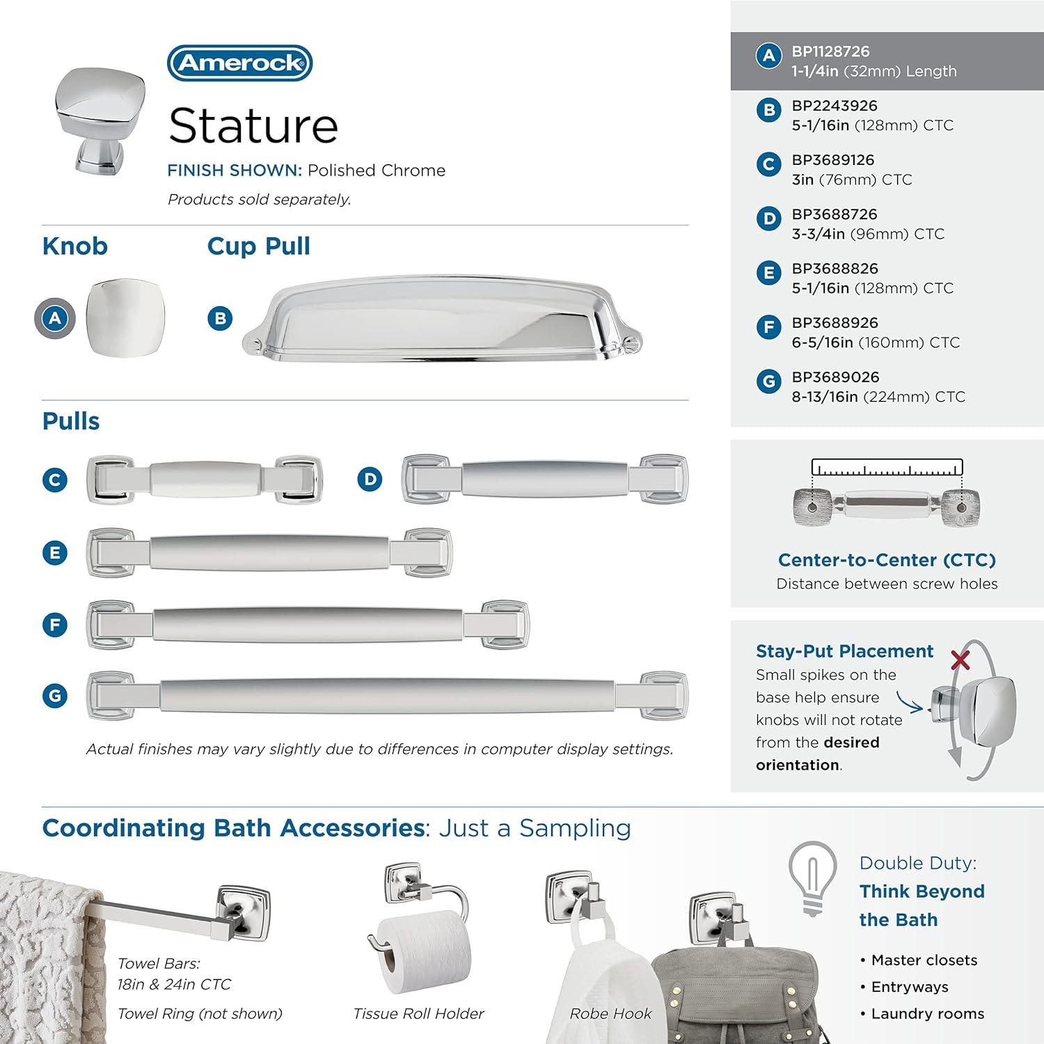 Square Knob Multipack