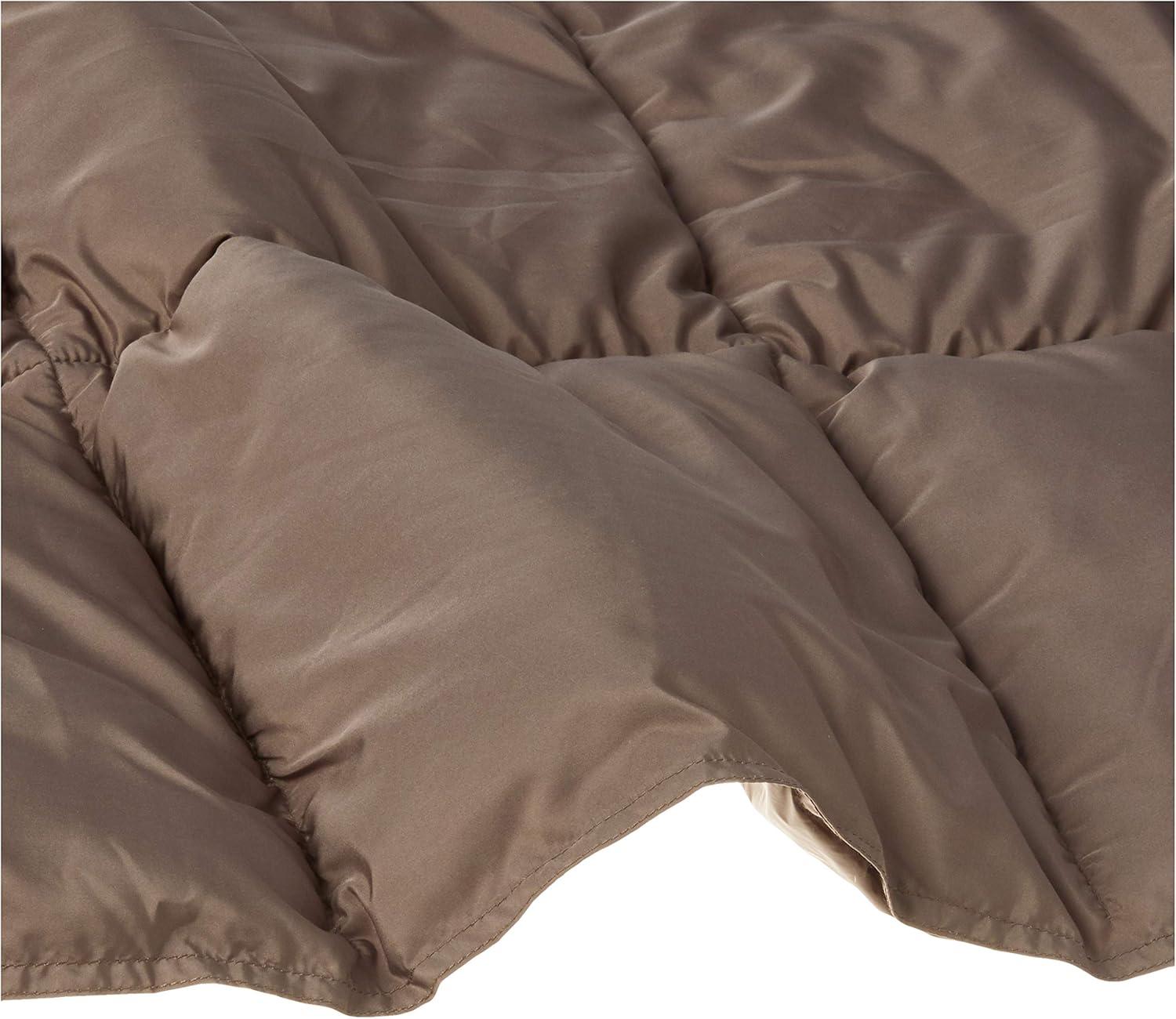 PUFF High Loft Down Indoor/Outdoor Water Resistant Comforter with Extra Strong Nylon Cover - King