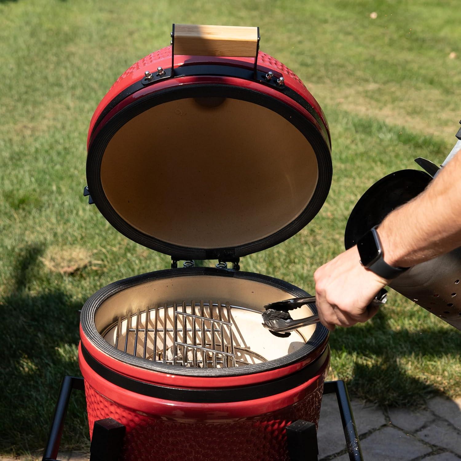 Mullite Kamado Grill with Stand