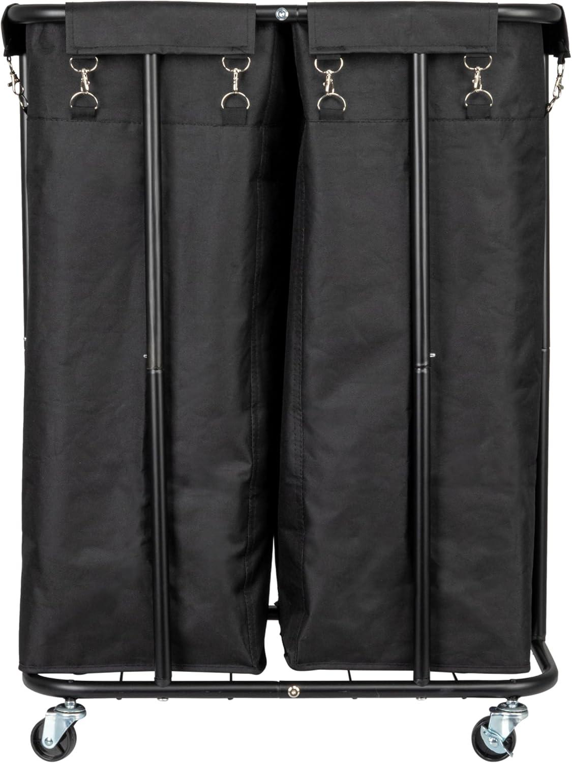 Household Essentials Rolling Laundry Sorter with Handles