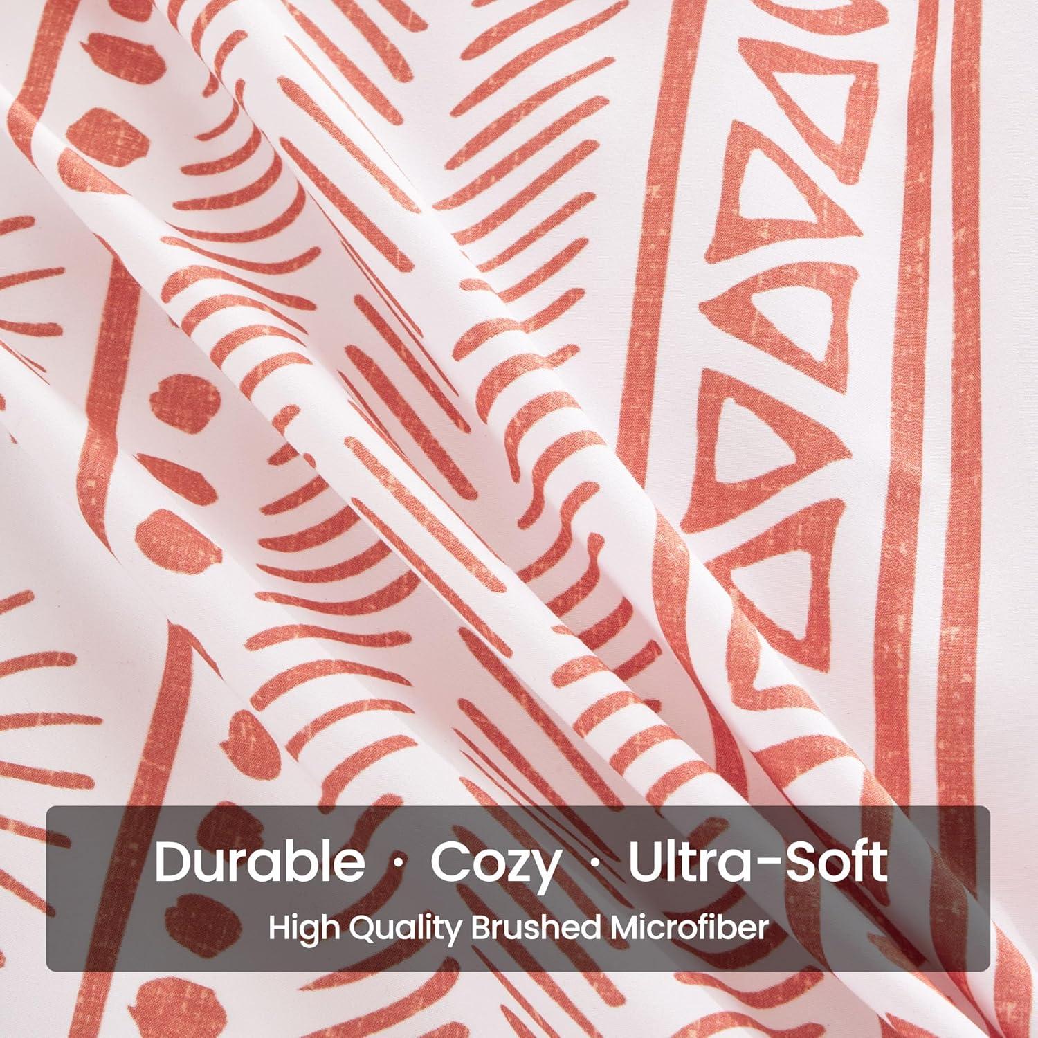 Sleep Zone Geometric Shapes Duvet Cover Set