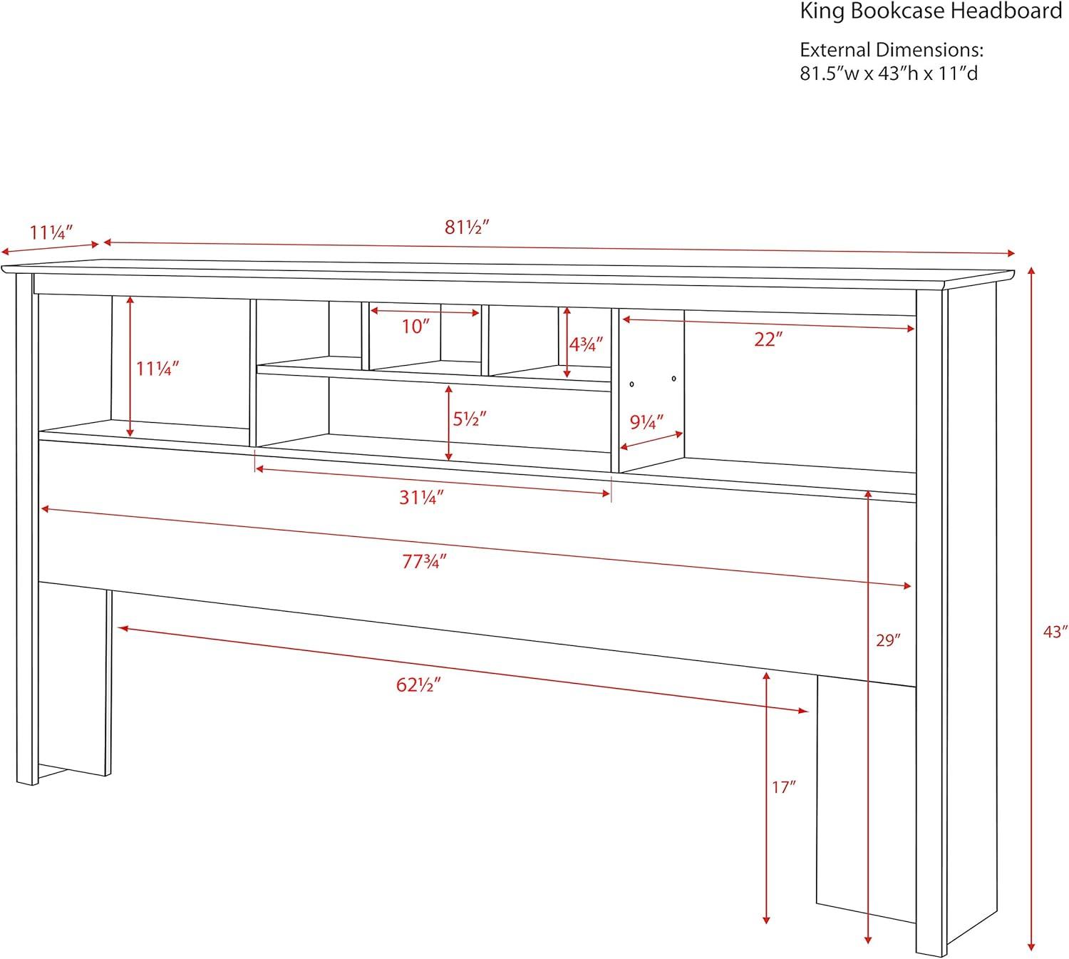 Bookcase Headboard - Prepac