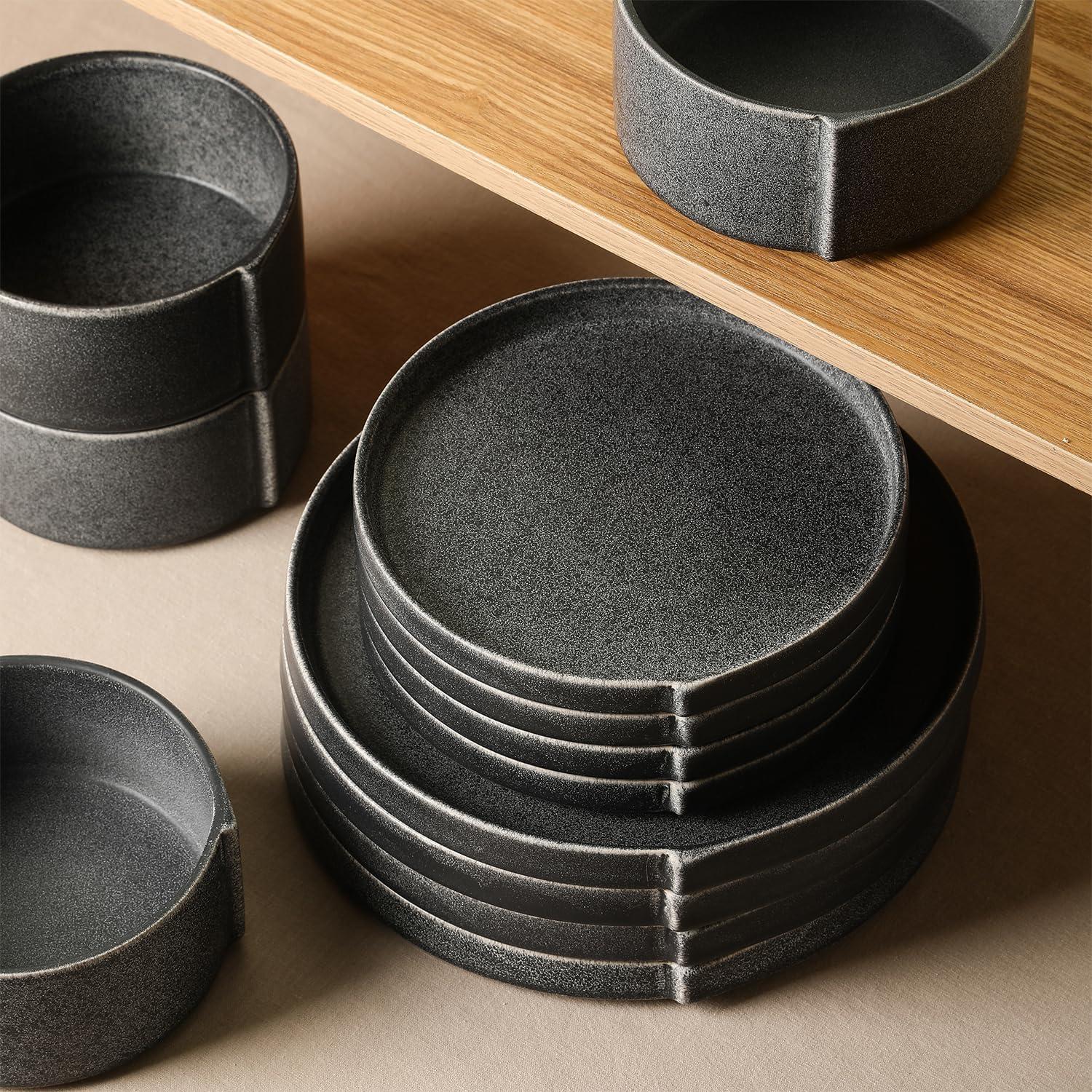 Stone Lain Bao 24-Piece Dinnerware Set Stoneware (Set of 24)