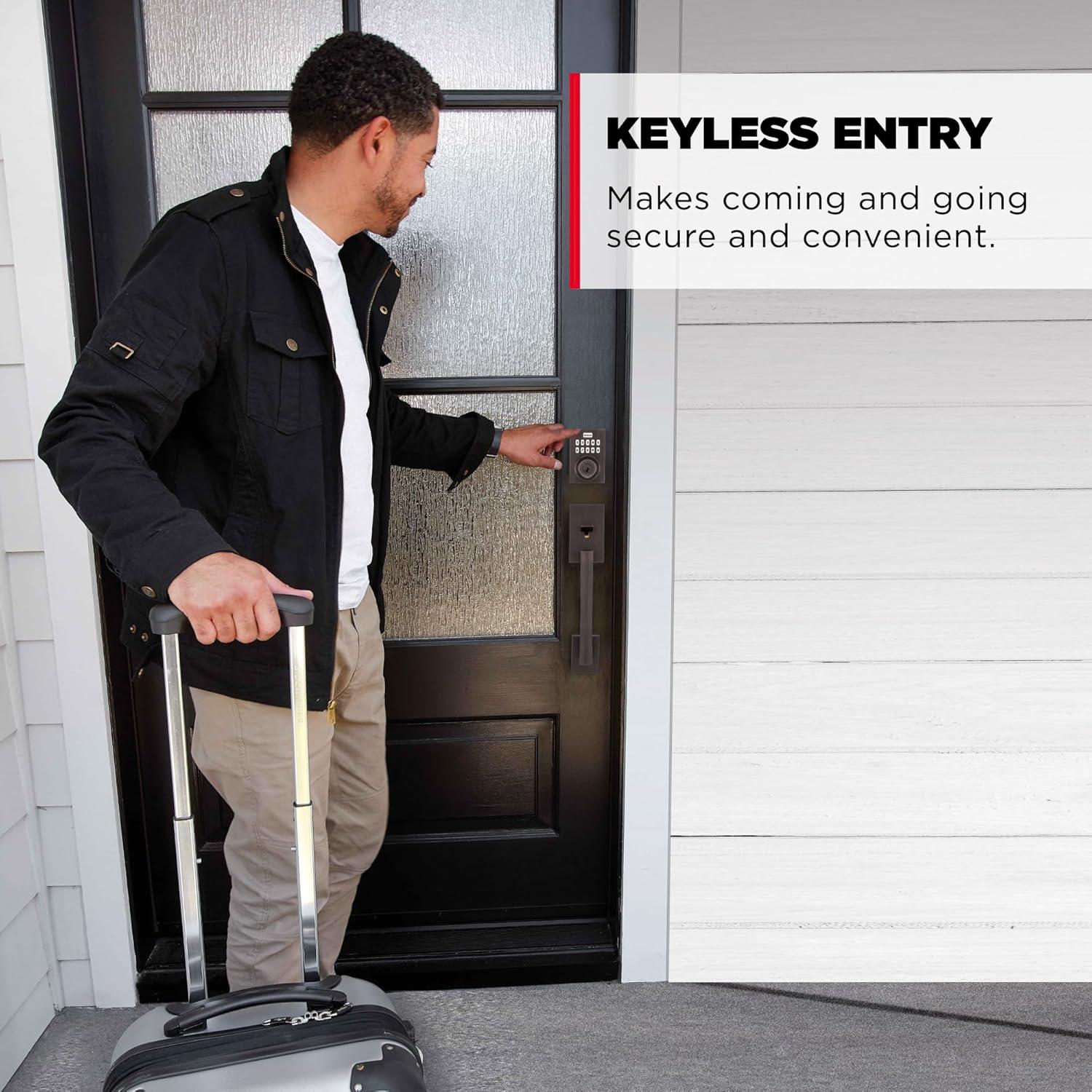Home Connect Smart Electronic Single Cylinder Deadbolt