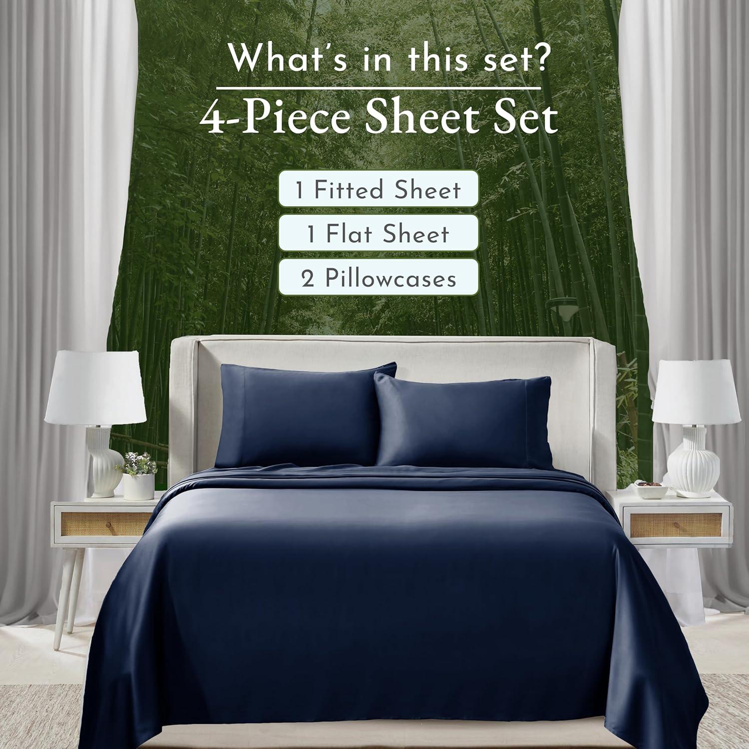 Kathy Ireland Home Kathy Ireland Bamboo Cooling 6 Piece Sheet Set with Deep Pockets
