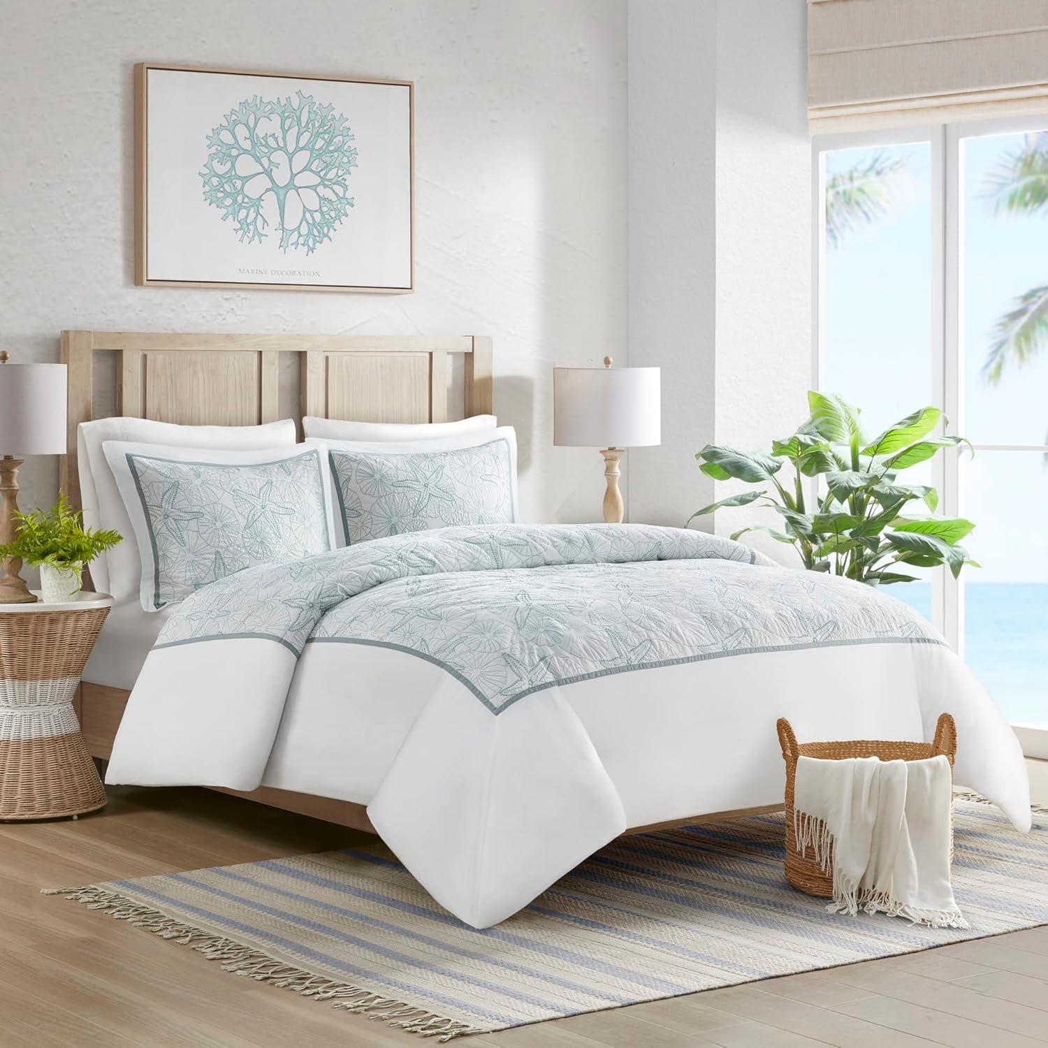 Maya Bay Coastal King Cotton Duvet Cover Set