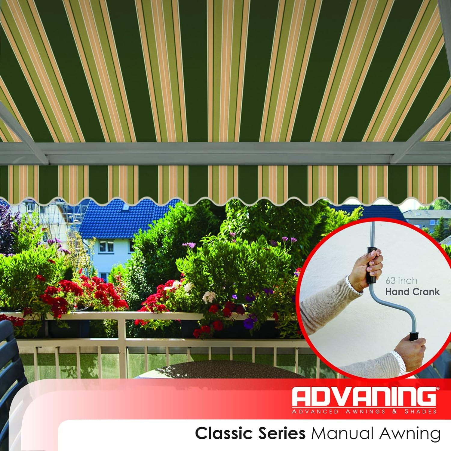 Classic Manual Retractable Patio Awning