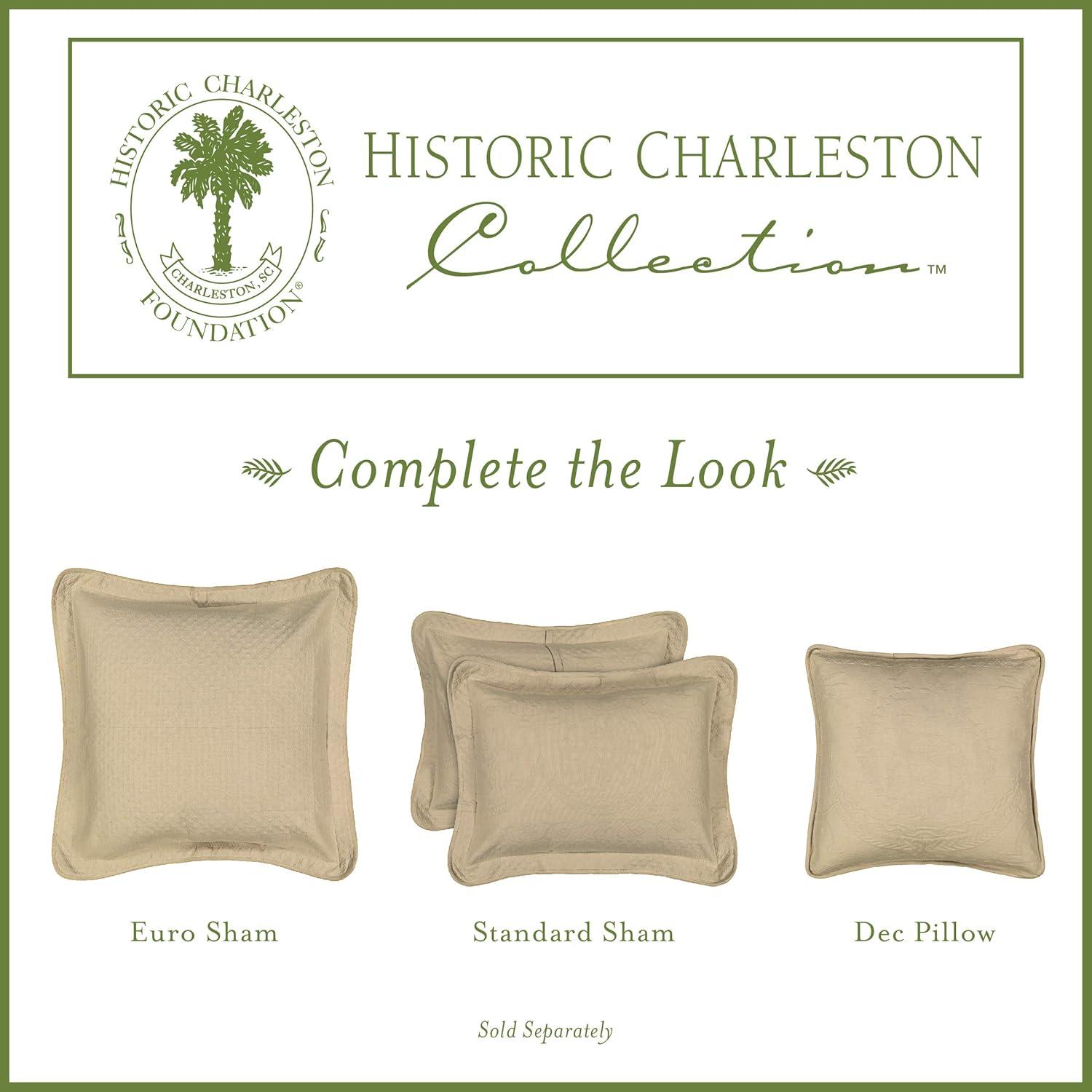Charleston Classic Gray King Cotton Reversible Coverlet