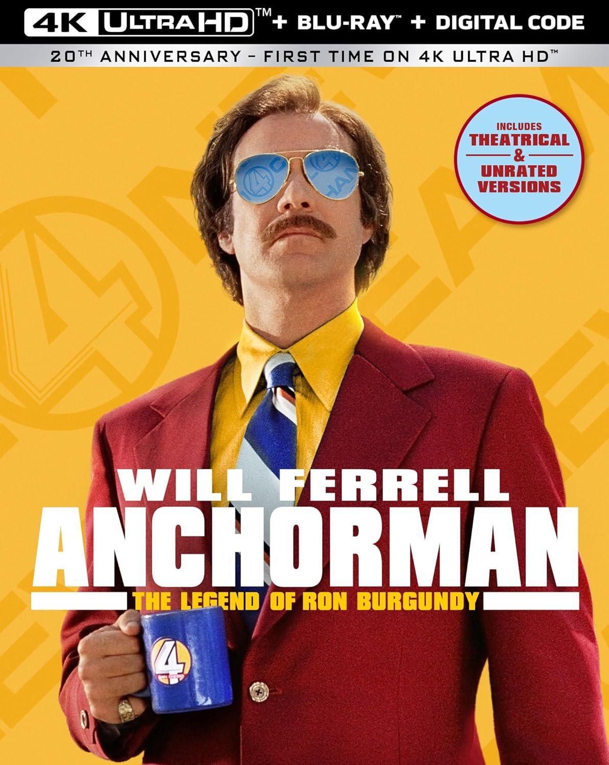 Anchorman: The Legend of Ron Burgundy (4K/UHD)(2004)