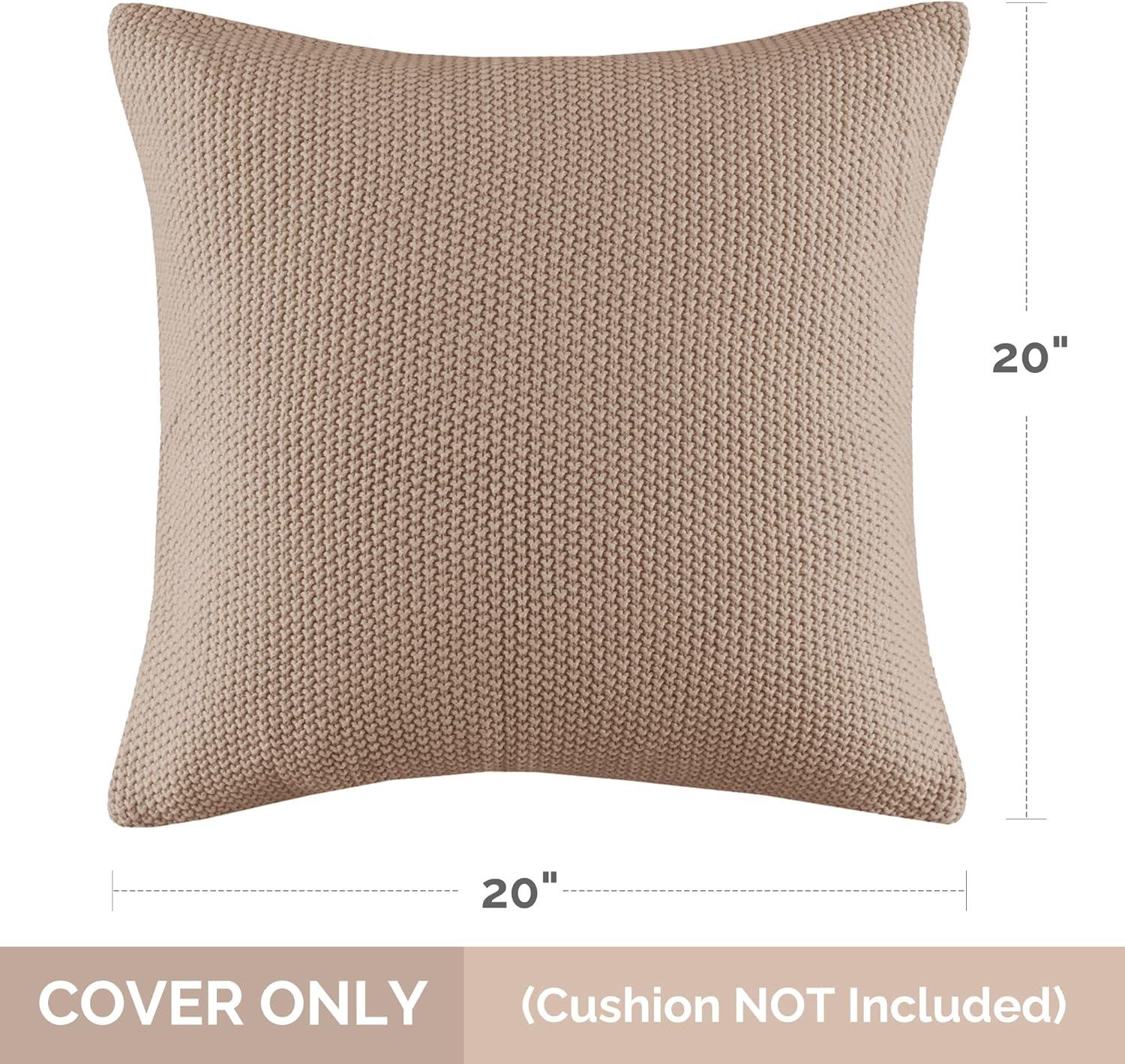 INK+IVY Tino Knit Square Euro Pillow Sham