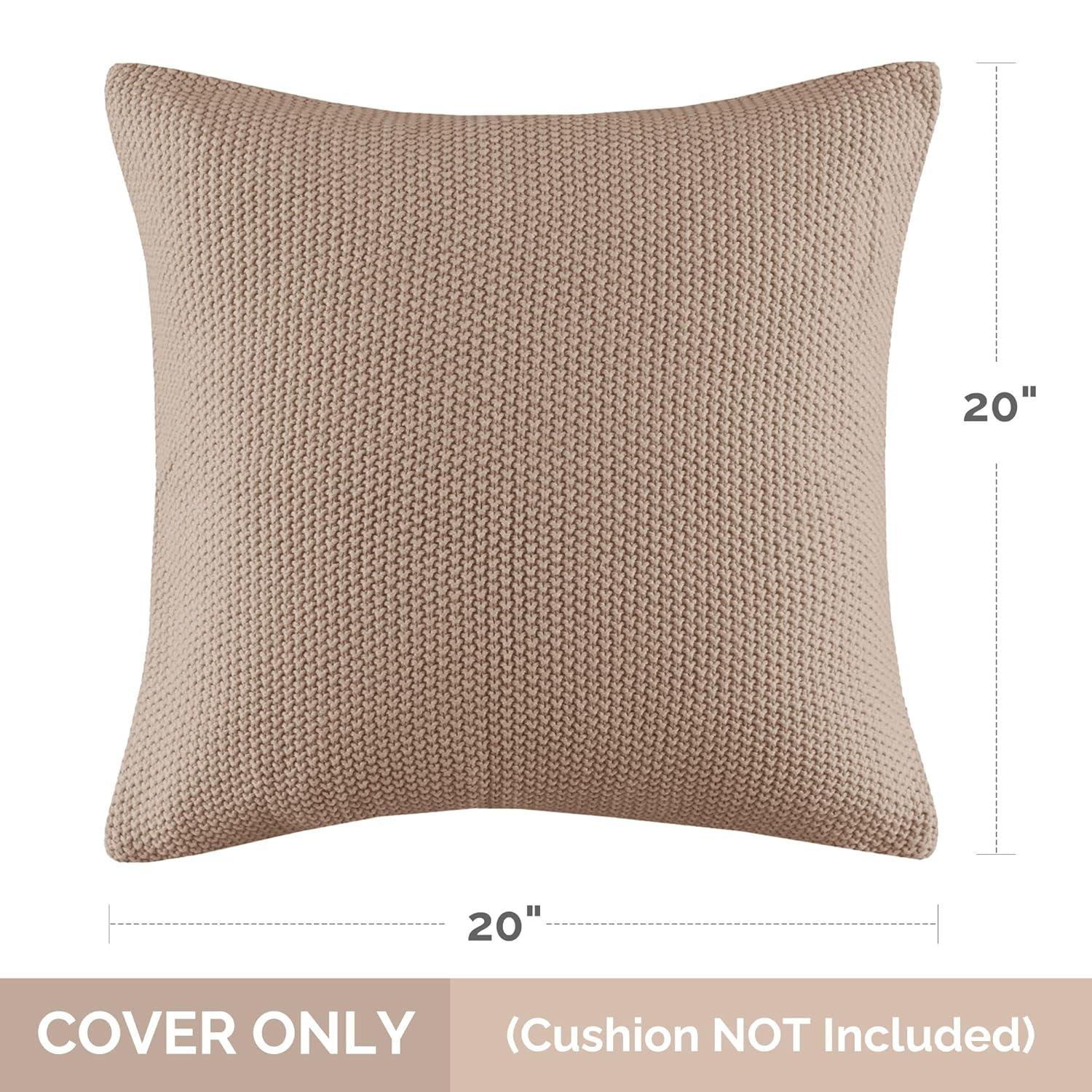INK+IVY Tino Knit Square Euro Pillow Sham