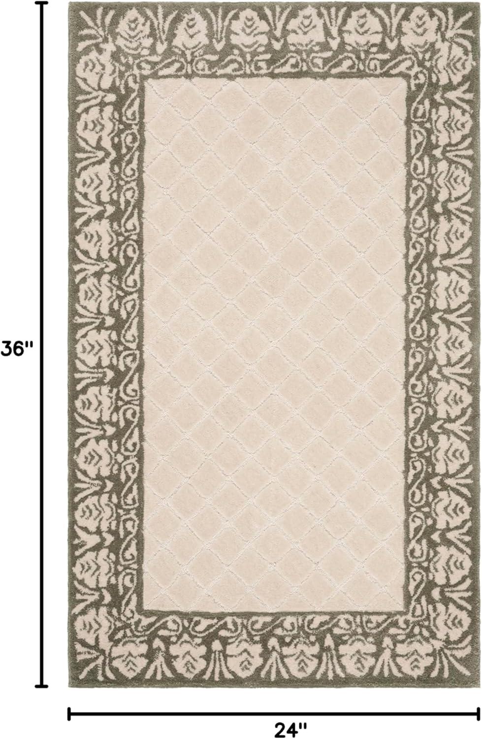 Safavieh Harrison Total Performance Hand Hooked Performance Bordered Rug