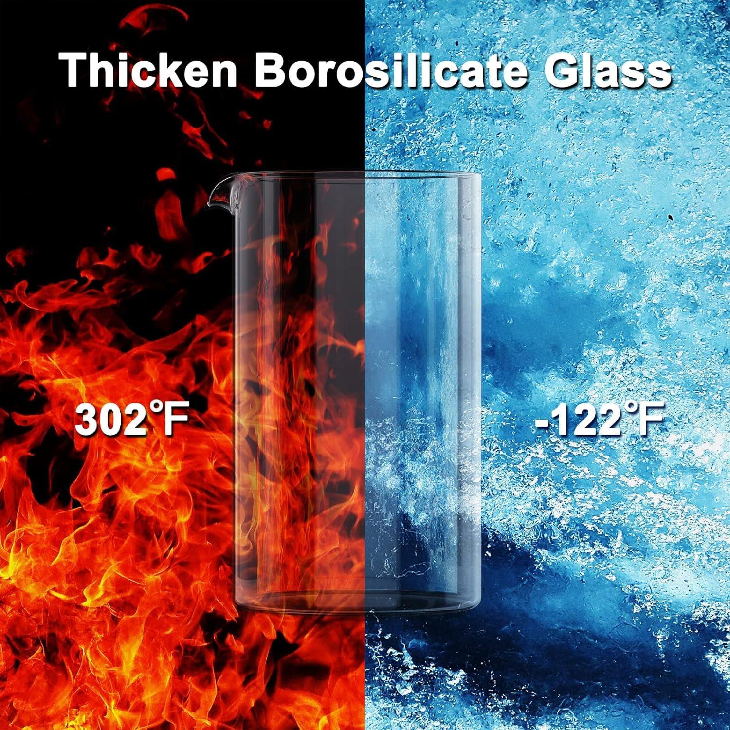 RAINBEAN Mini French Press Coffee Maker, 12 oz, Camping Coffee Press Pot, Small French Press, Tea and Frothed Milk Press (Black, 12 oz)