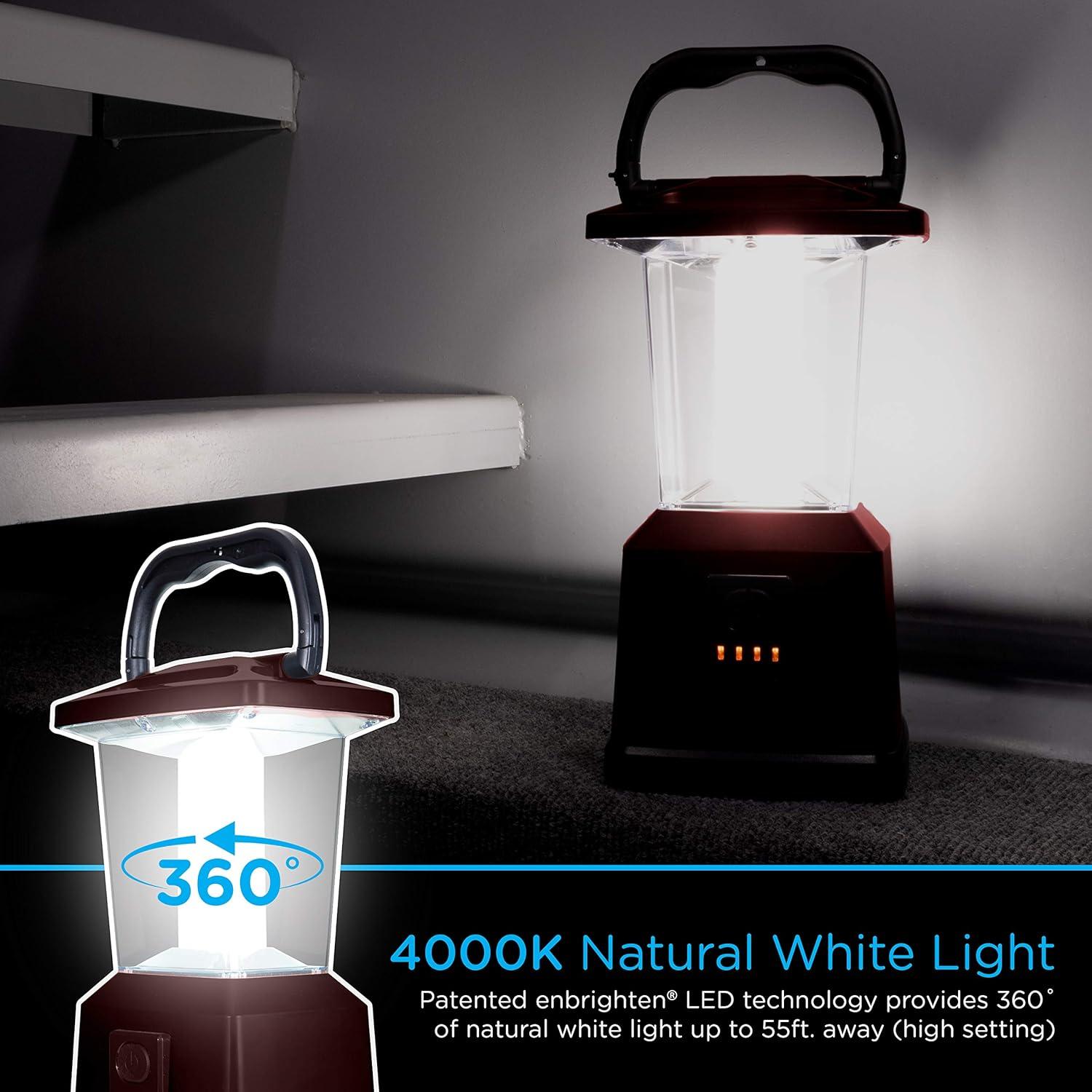 Enbrighten 650 Lumens Electric Camping Lantern