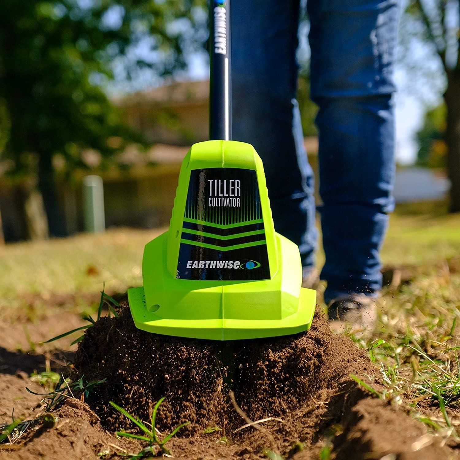 Earthwise 20-Volt 7.5-Inch Cordless Electric Garden Tiller Cultivator