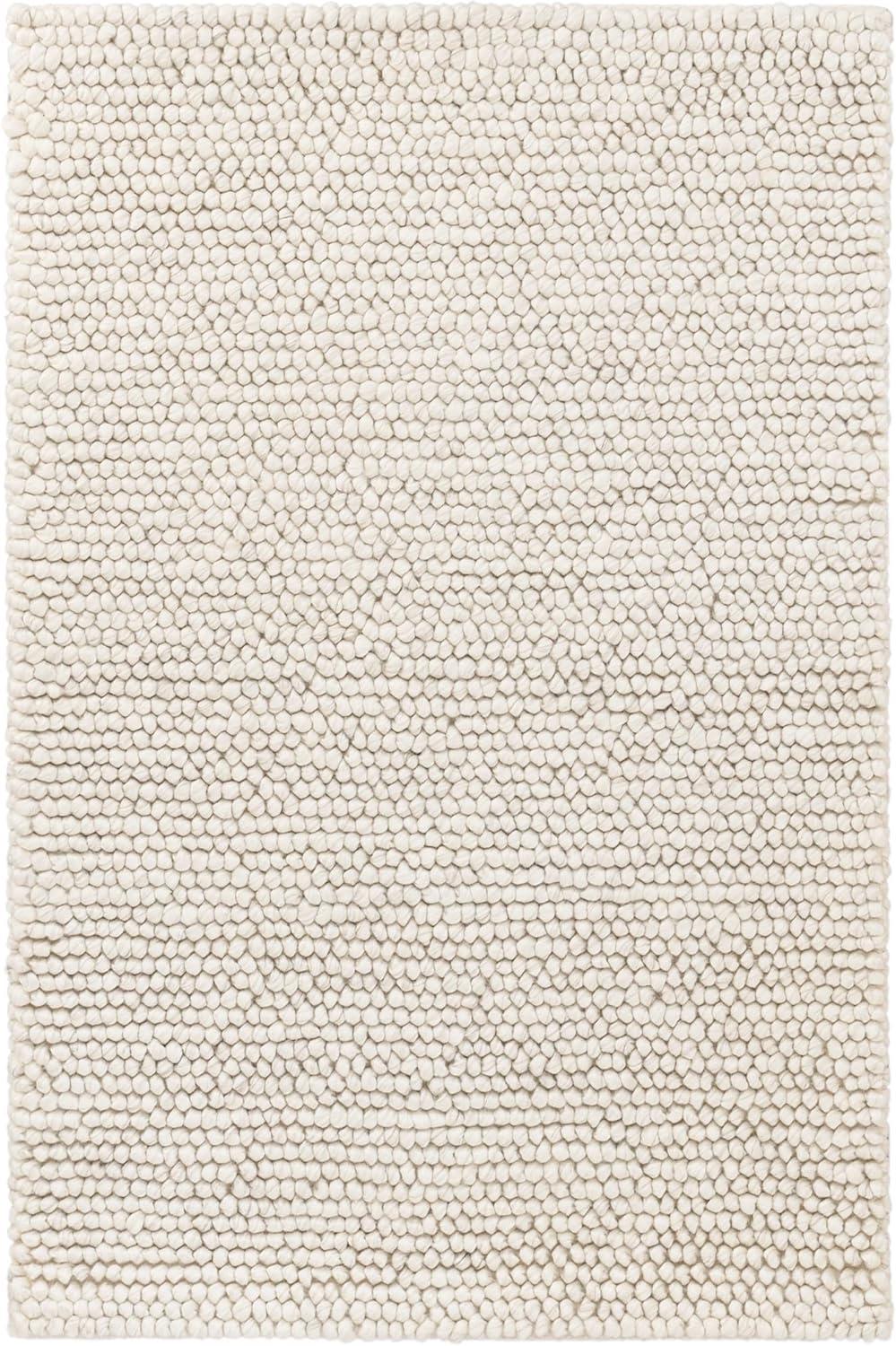 Niels Ivory Handwoven Wool/Viscose Rug