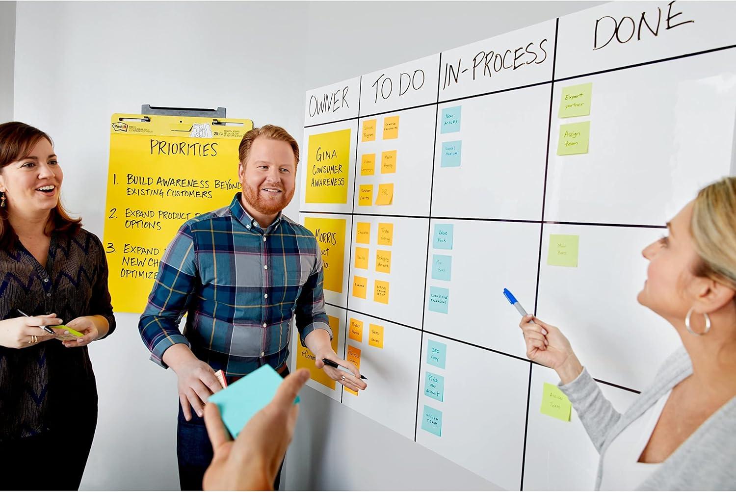 Post-it® Wall Dry Erase Small - 2' - 4' Whiteboard
