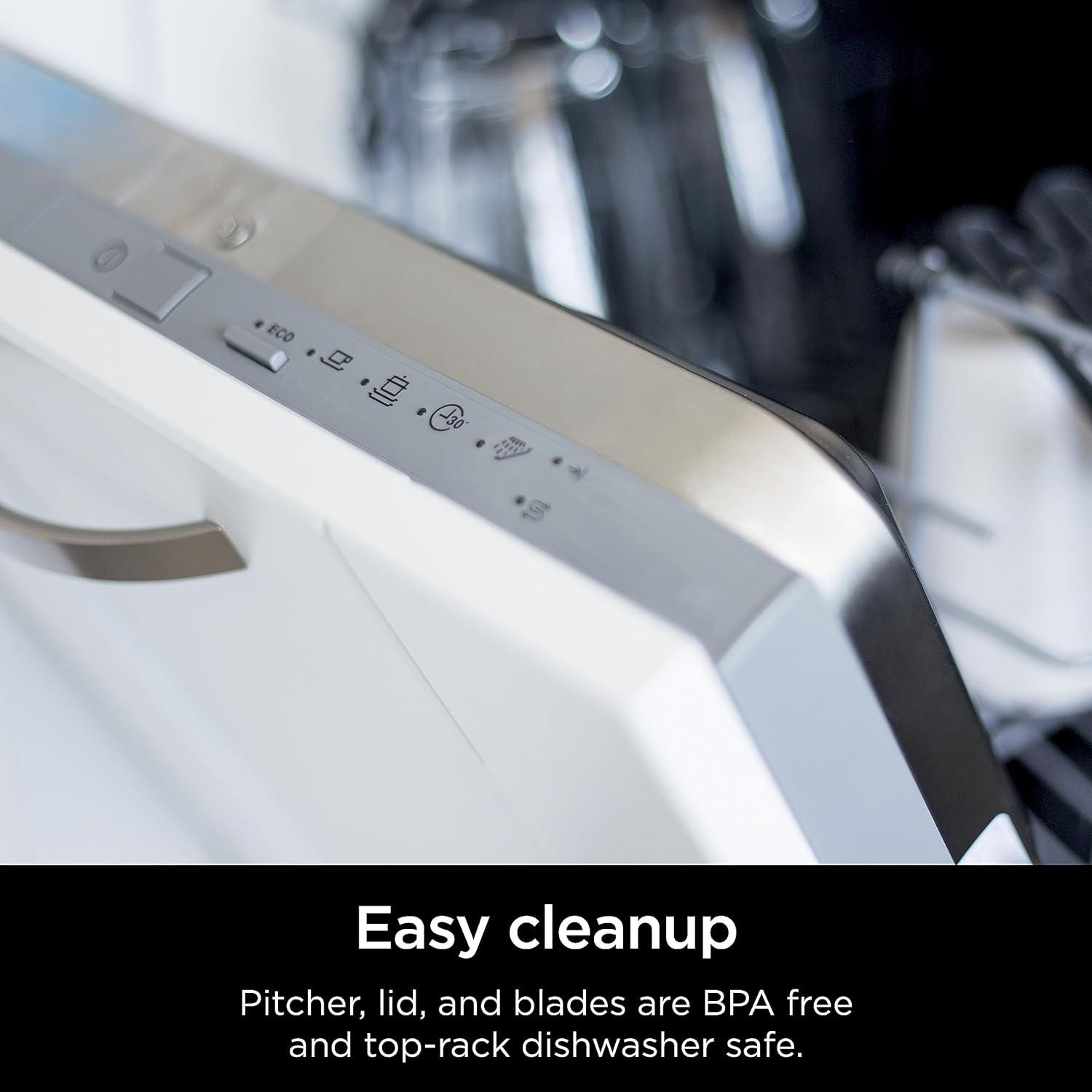 Ninja Ninja® Detect Power Blender Pro & Personal Single-Serve, BlendSense Technology, For-Smoothies, Food and More, Compact Design, 1800 P-Watts, with 72 oz. Pitcher and (2) 24 oz. Cups