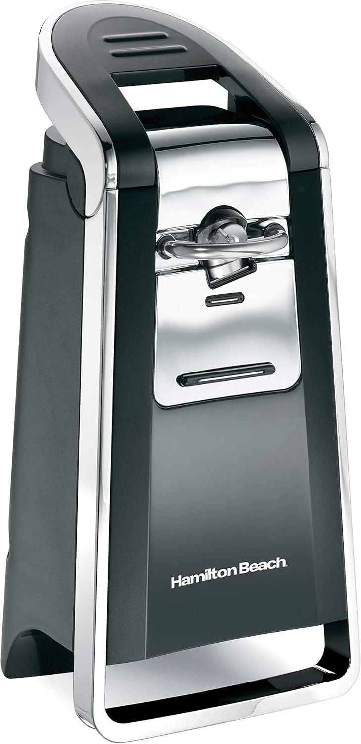 Hamilton Beach Black and Chrome Electric Can Opener