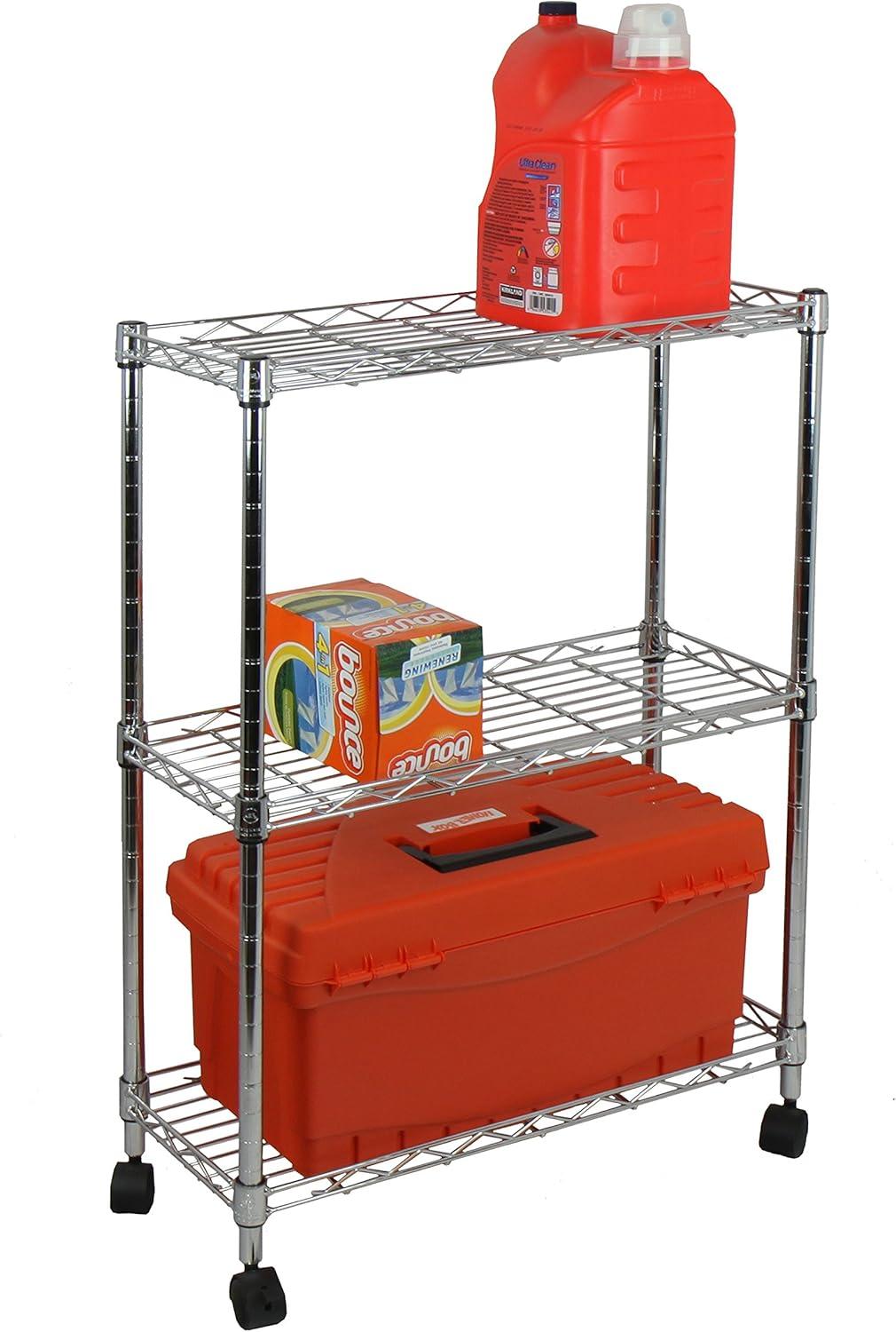 Oceanstar 3-Tier Shelving All-Purpose Utility Cart