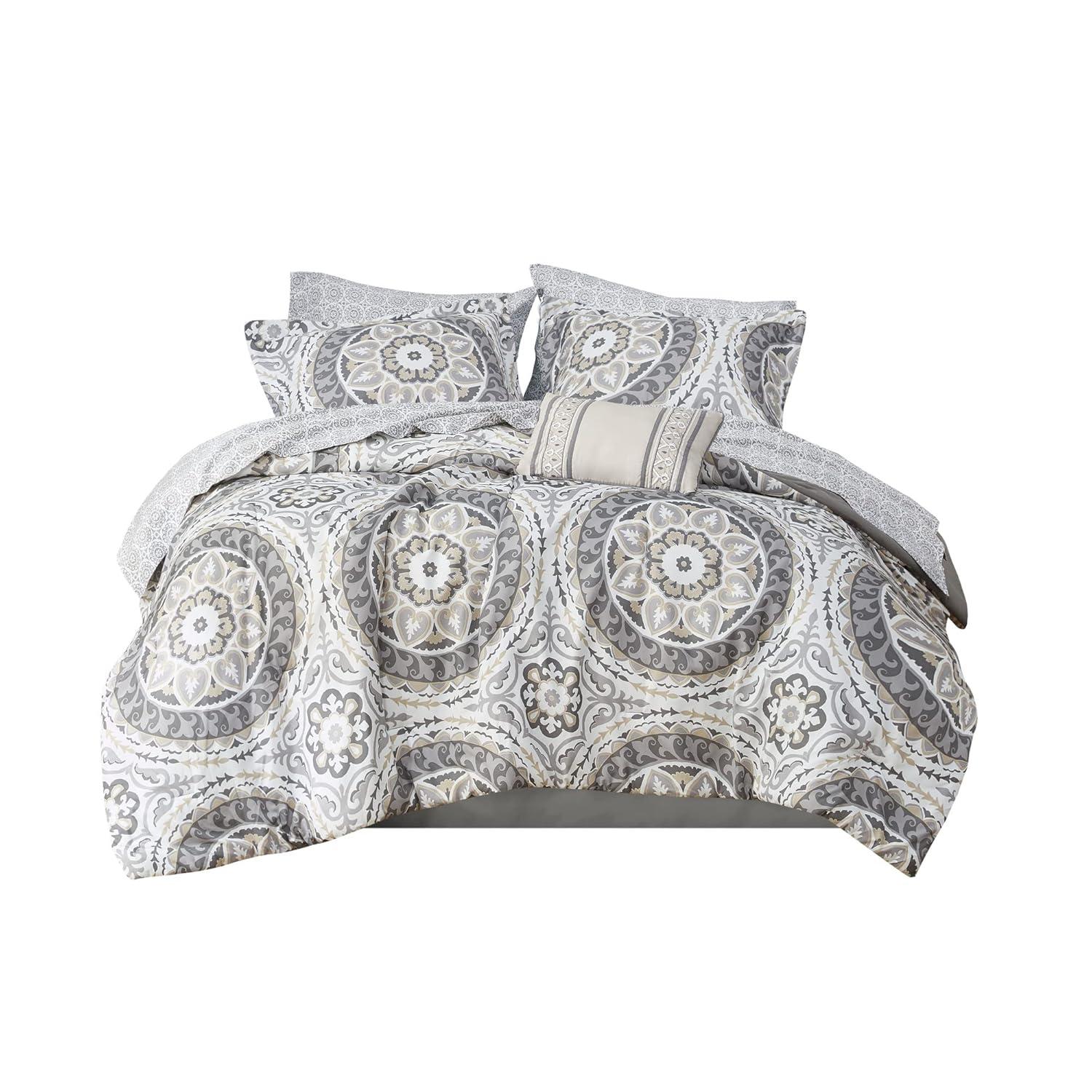 510 Design Estrin 9 PC Comforter Set with Cotton Bed Sheets