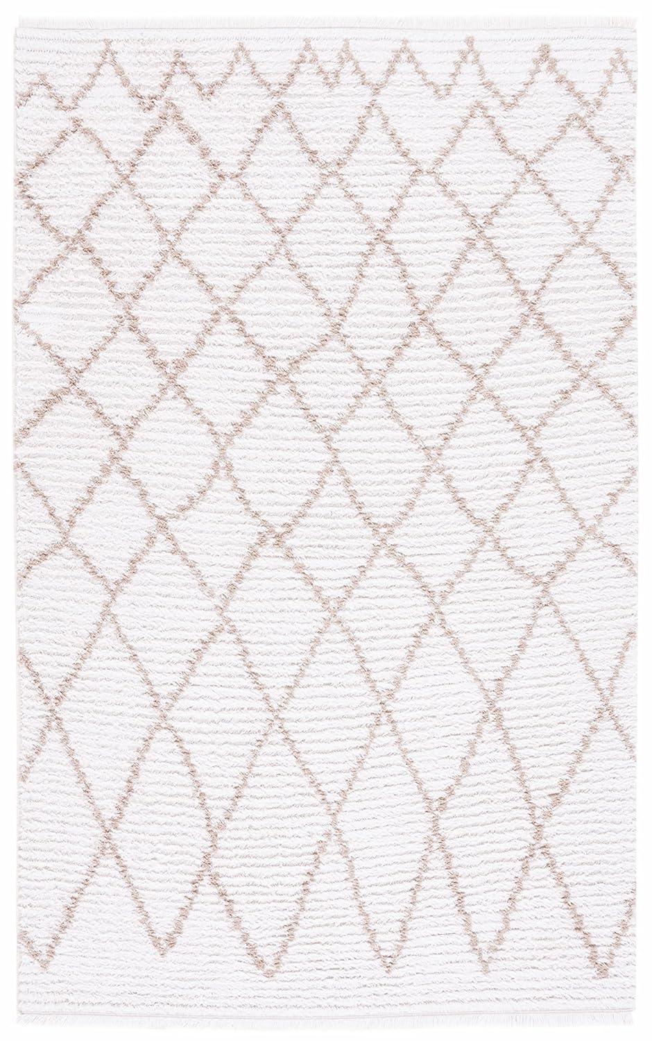 Augustine AGT850 Power Loomed Area Rug - Ivory/Pink - 8'x10' - Safavieh.