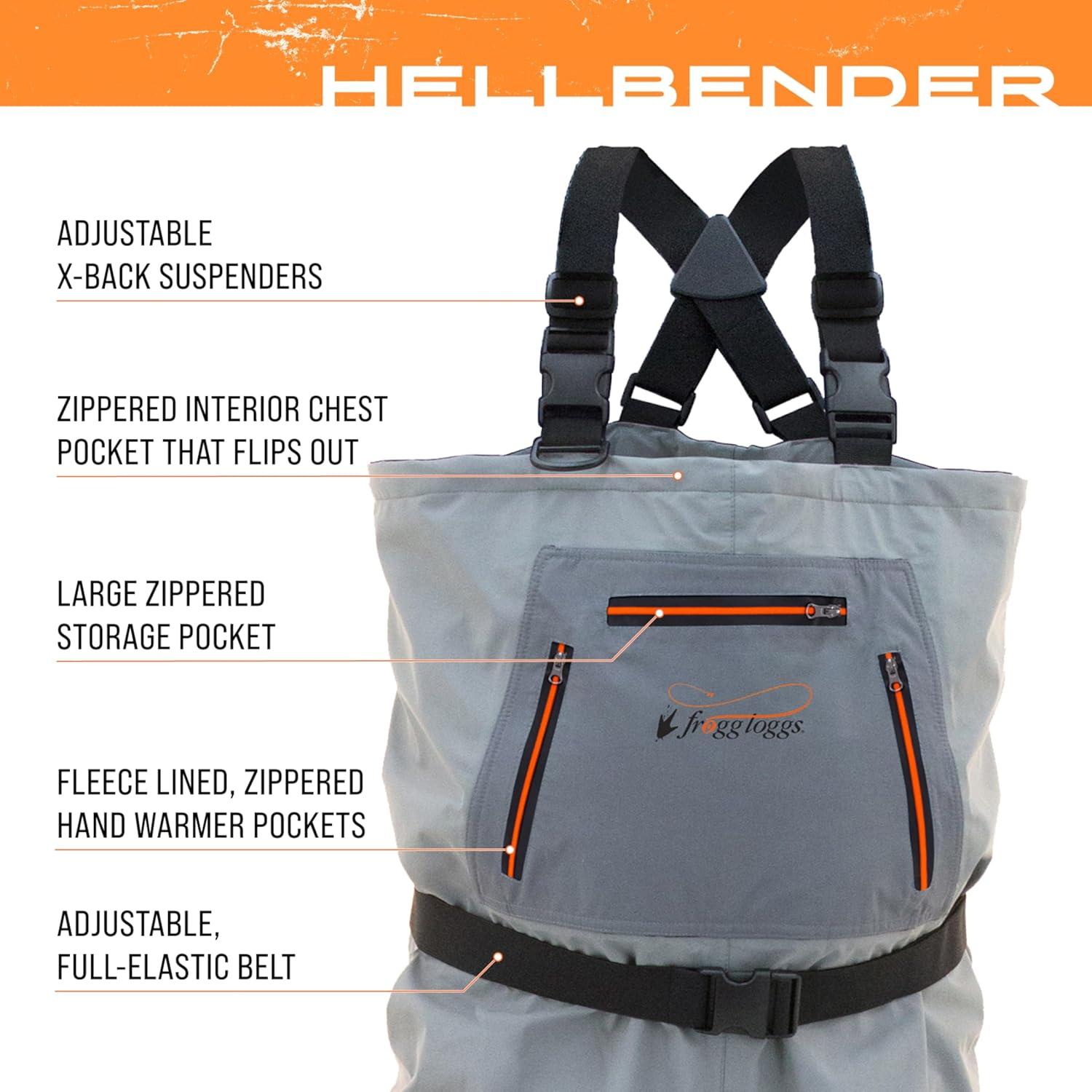 Frogg Toggs Men's Hellbender Stockingfoot Chest Wader | Slate / Gray | Size MD