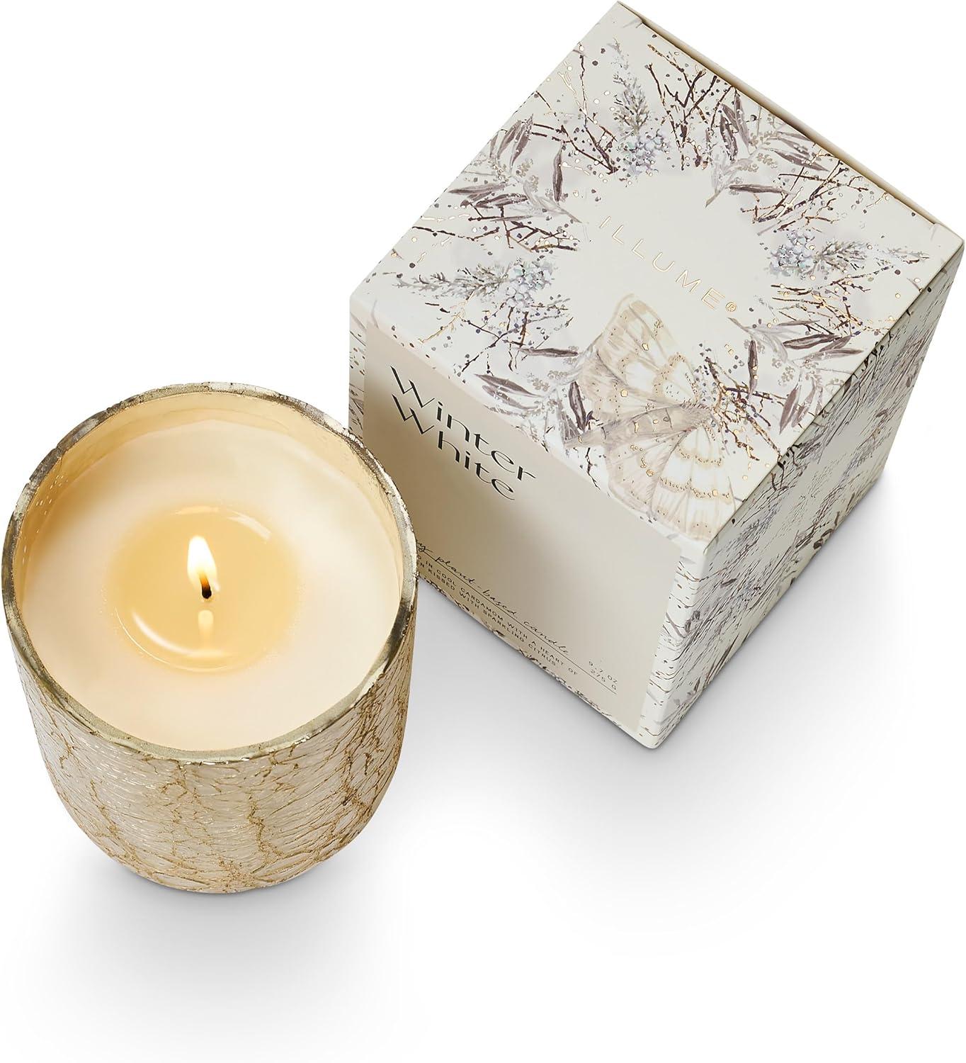 Noble Holiday Winter White Candle