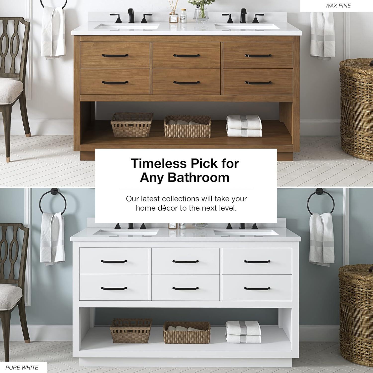 Carran 60" Double Bathroom Vanity Set