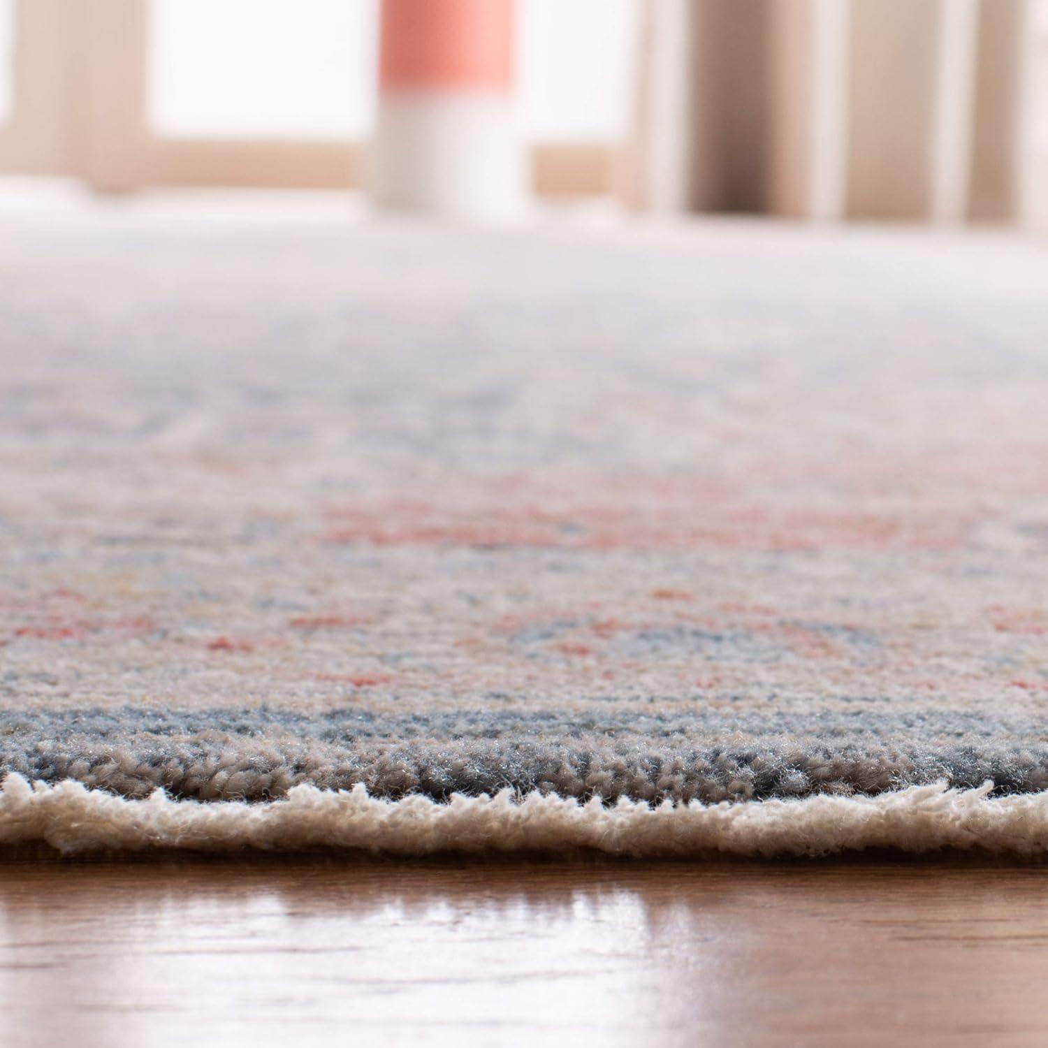 Kenitra KRA672 Power Loomed Area Rug - Blue/Ivory - 8'x10' - Safavieh.