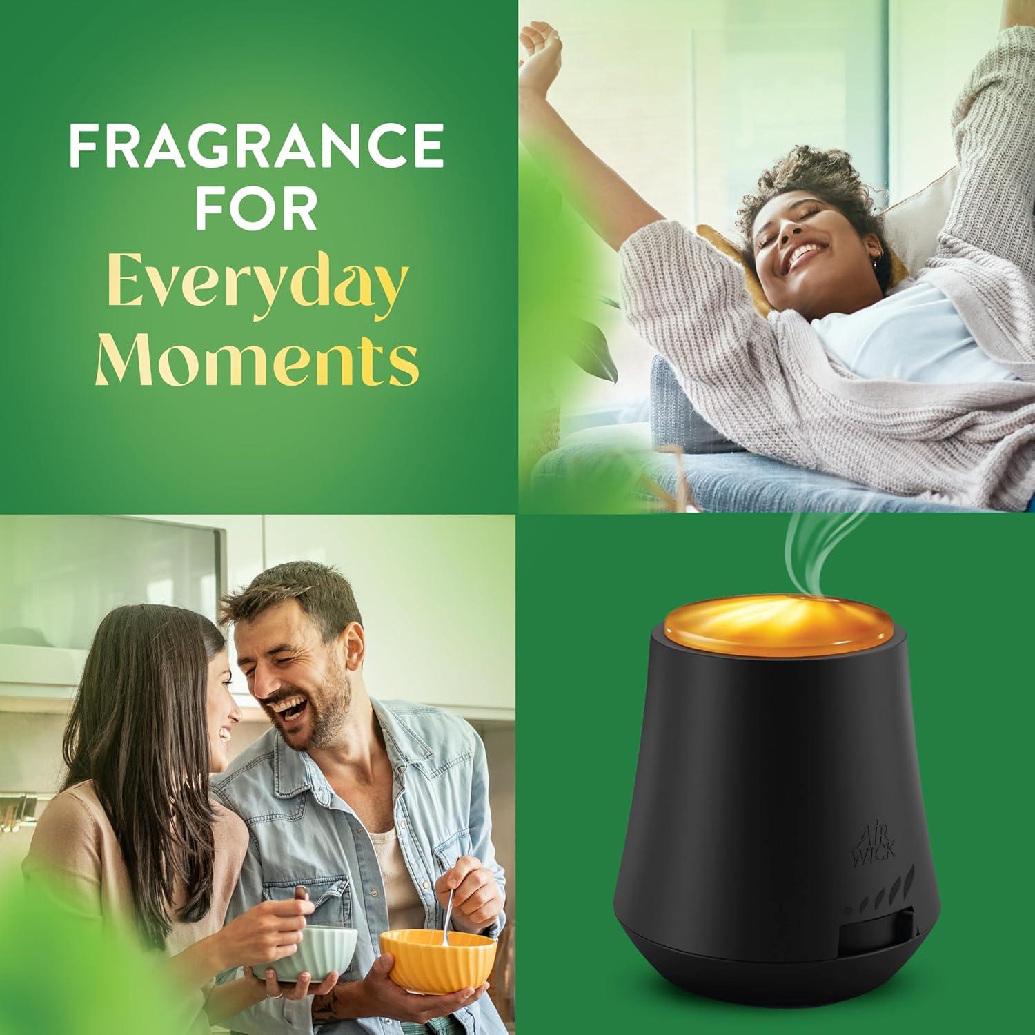 Air Wick Essential Mist Scented Oil Air Freshener Diffuser Device, Black, 1 Piece