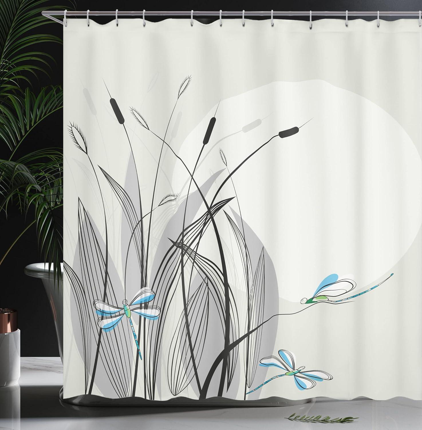 Ambesonne Horse Shower Curtain, Landscape Rural Scene, 69"Wx84"L, Multicolor