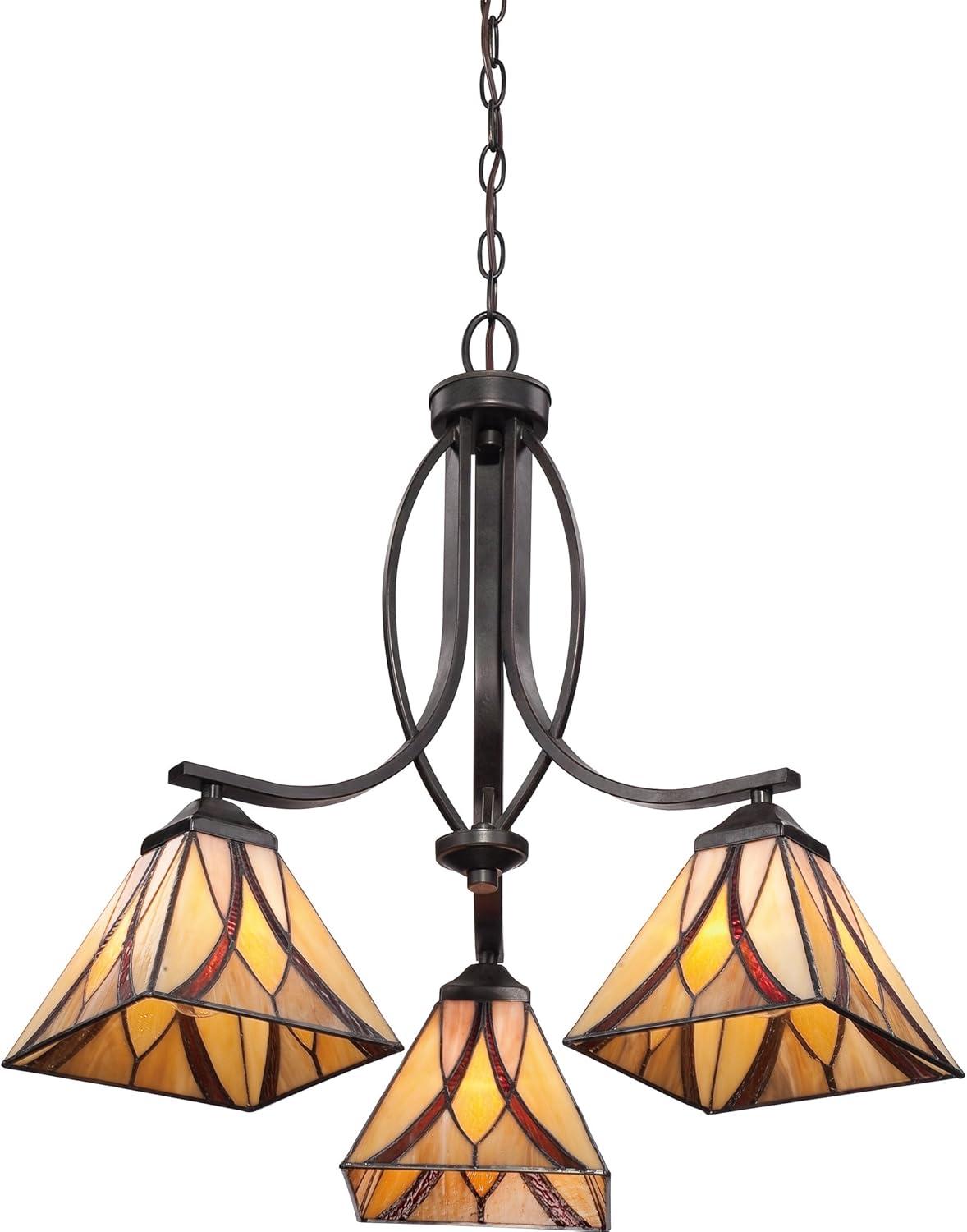 Quoizel Lighting Asheville 3 - Light Pendant in  Valiant Bronze