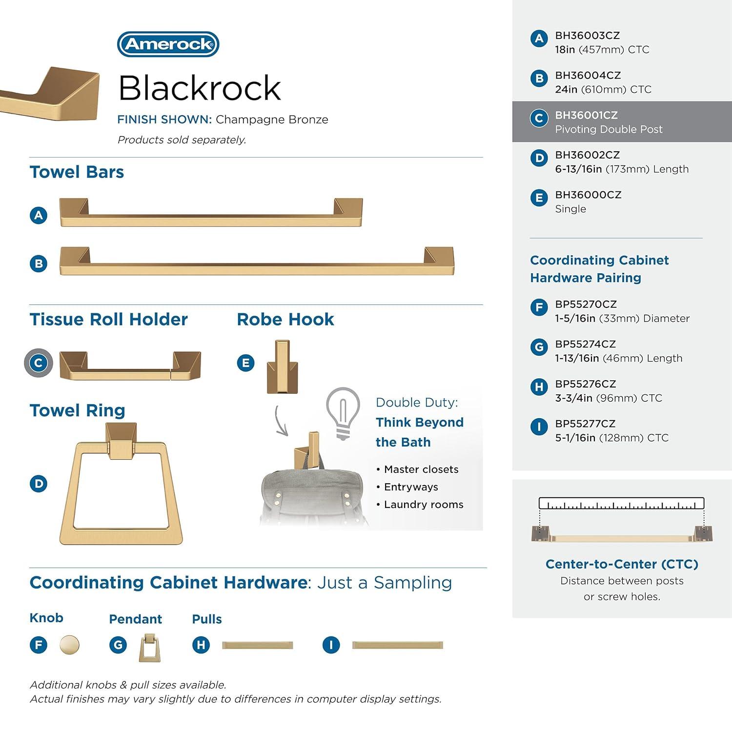 Blackrock Wall Mount Toilet Paper Holder