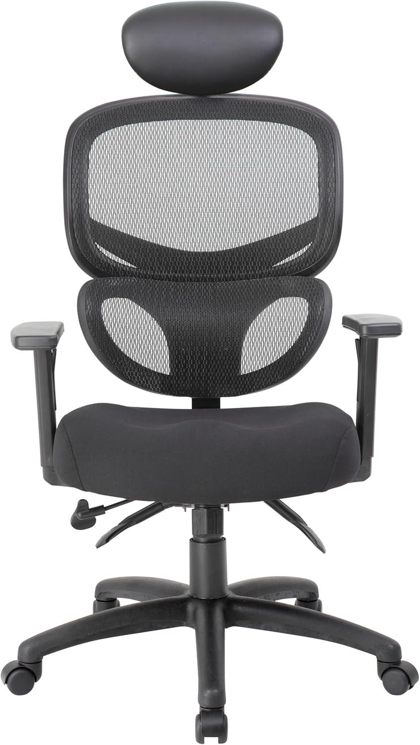 Boss Multi-Function Mesh Task Chair w/Headrest