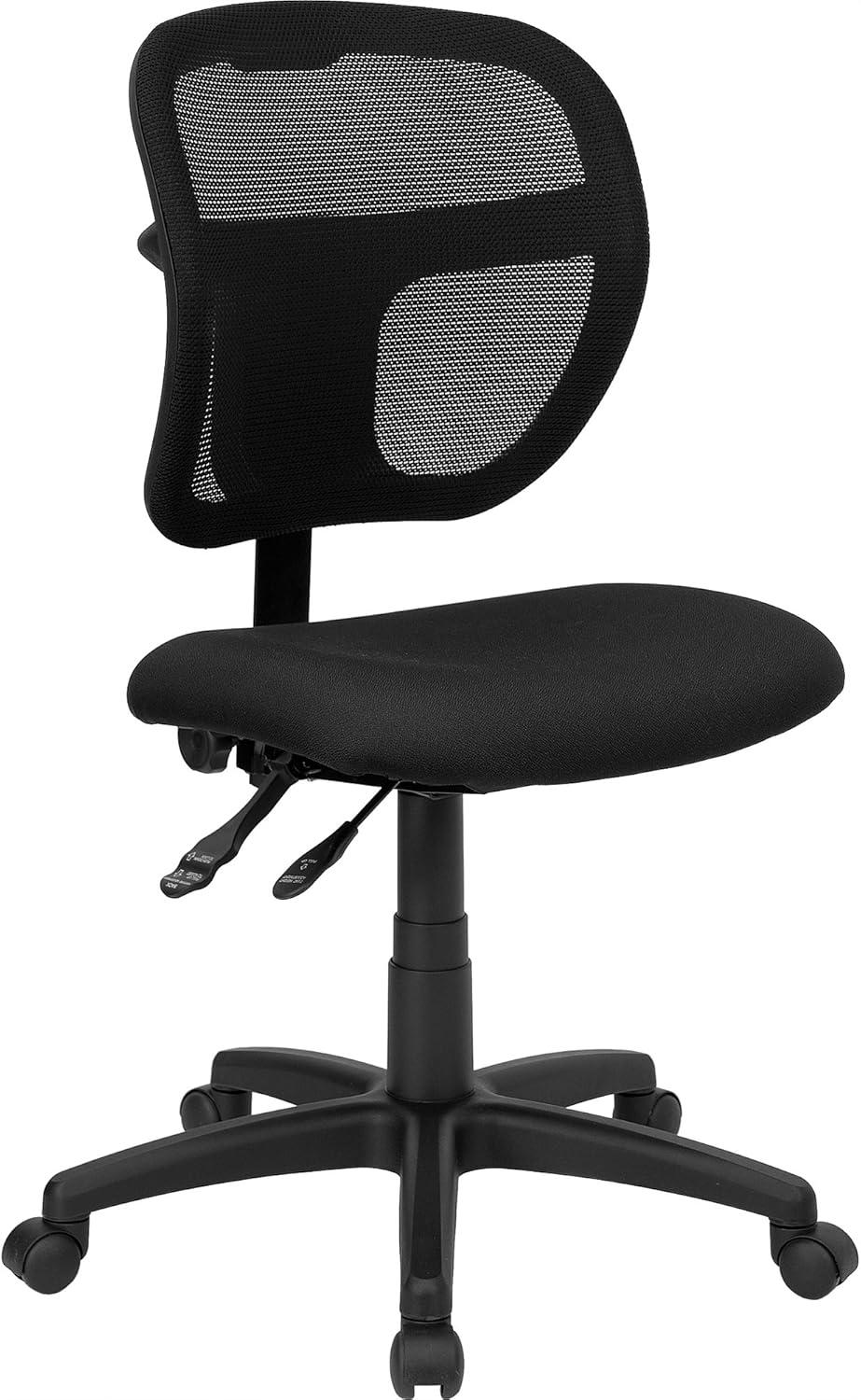 Bonavant Mid-Back Mesh Swivel Task Office Chair with Back Height Adjustment