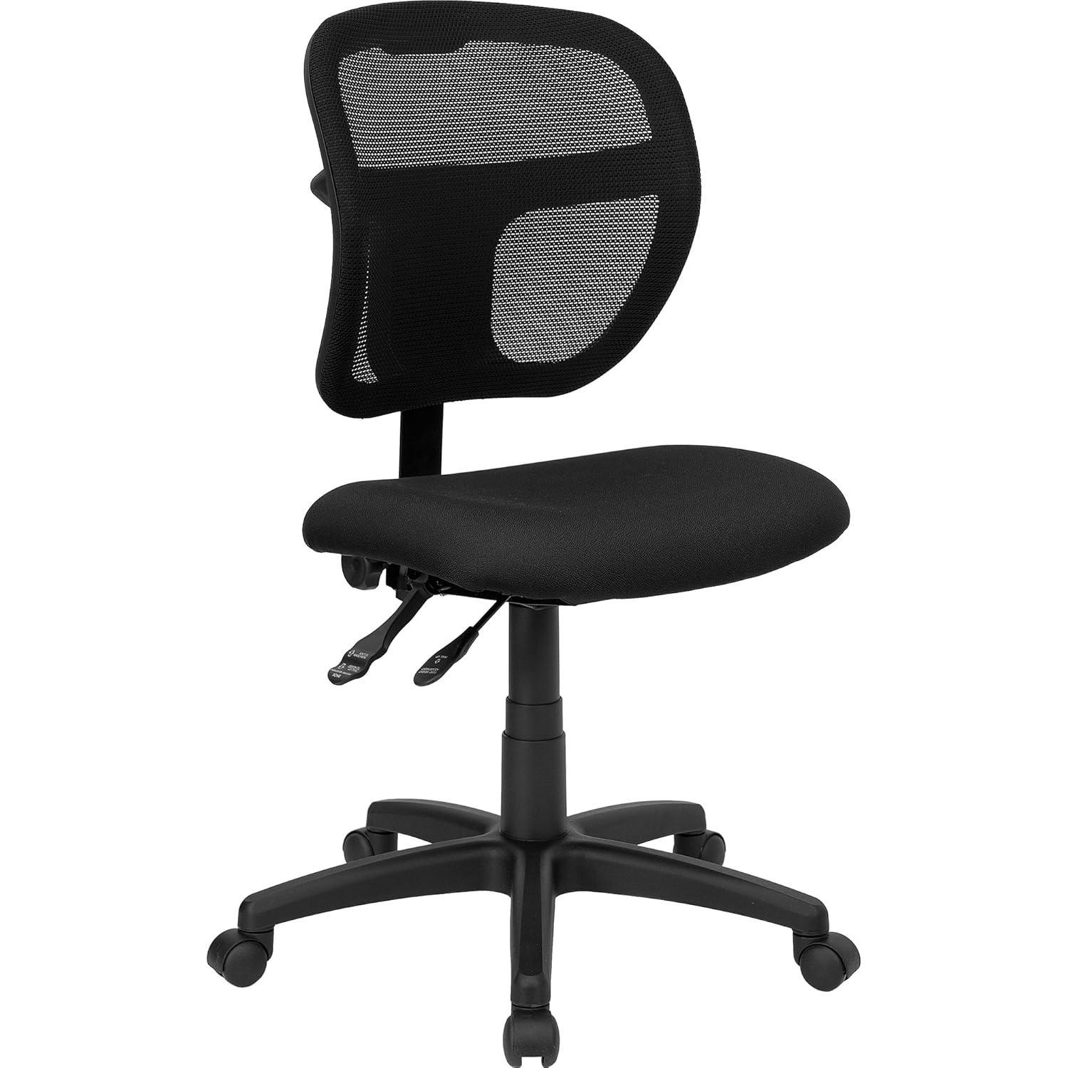 Bonavant Mid-Back Mesh Swivel Task Office Chair with Back Height Adjustment