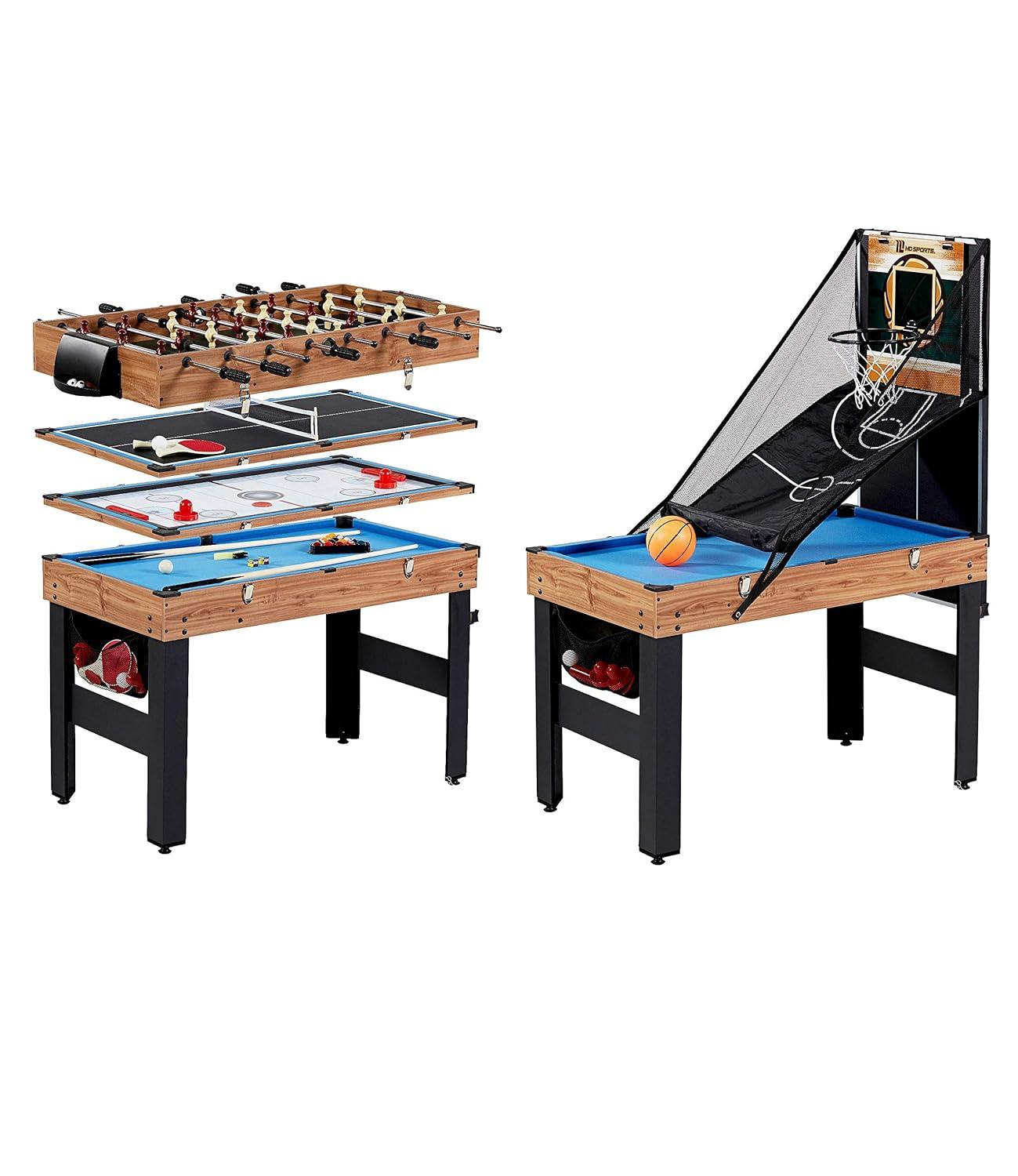 MD Sports 5 Game 48.5" Multi Game Table