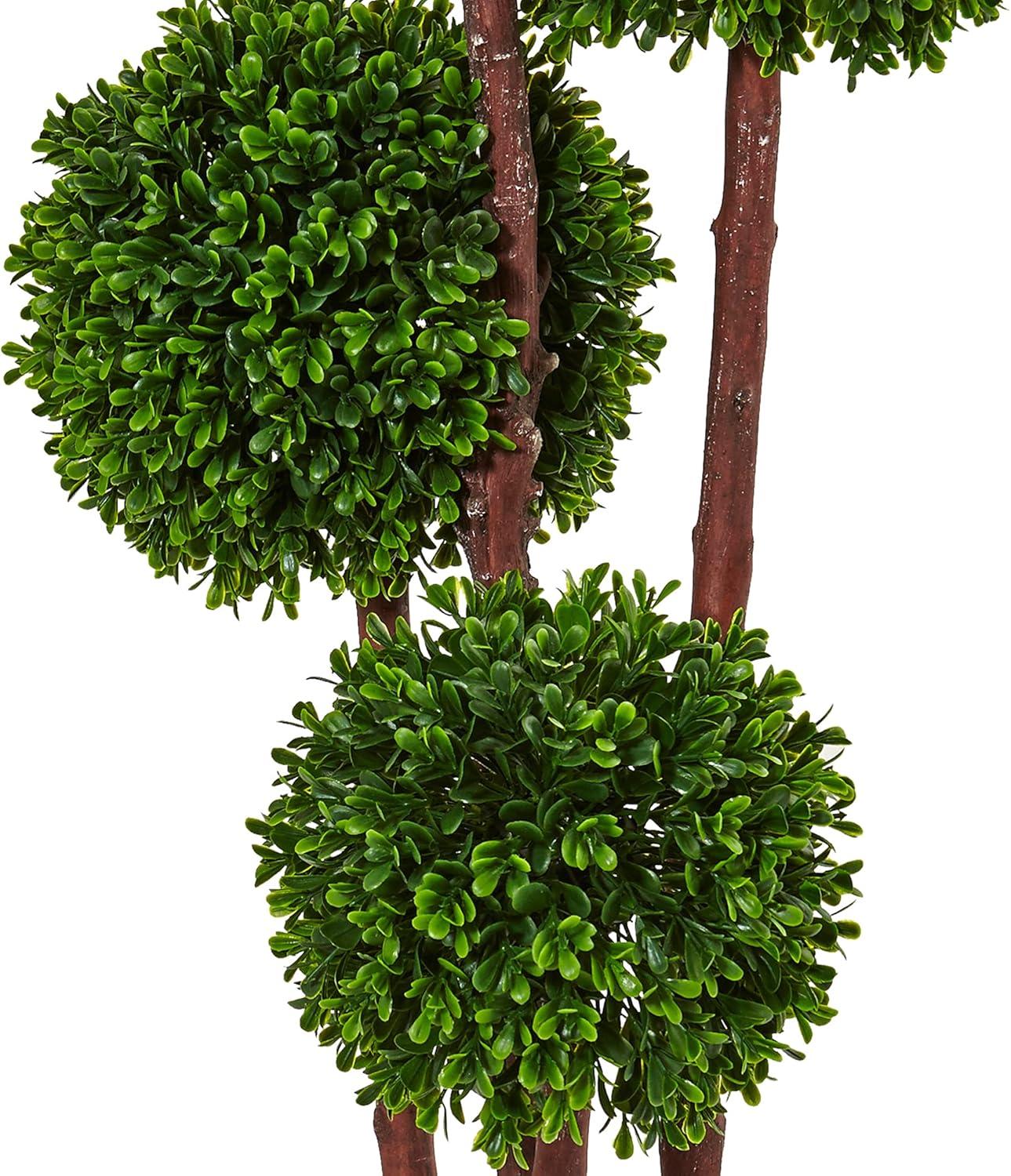 3ft Boxwood Topiary Artificial Tree - Nearly Natural