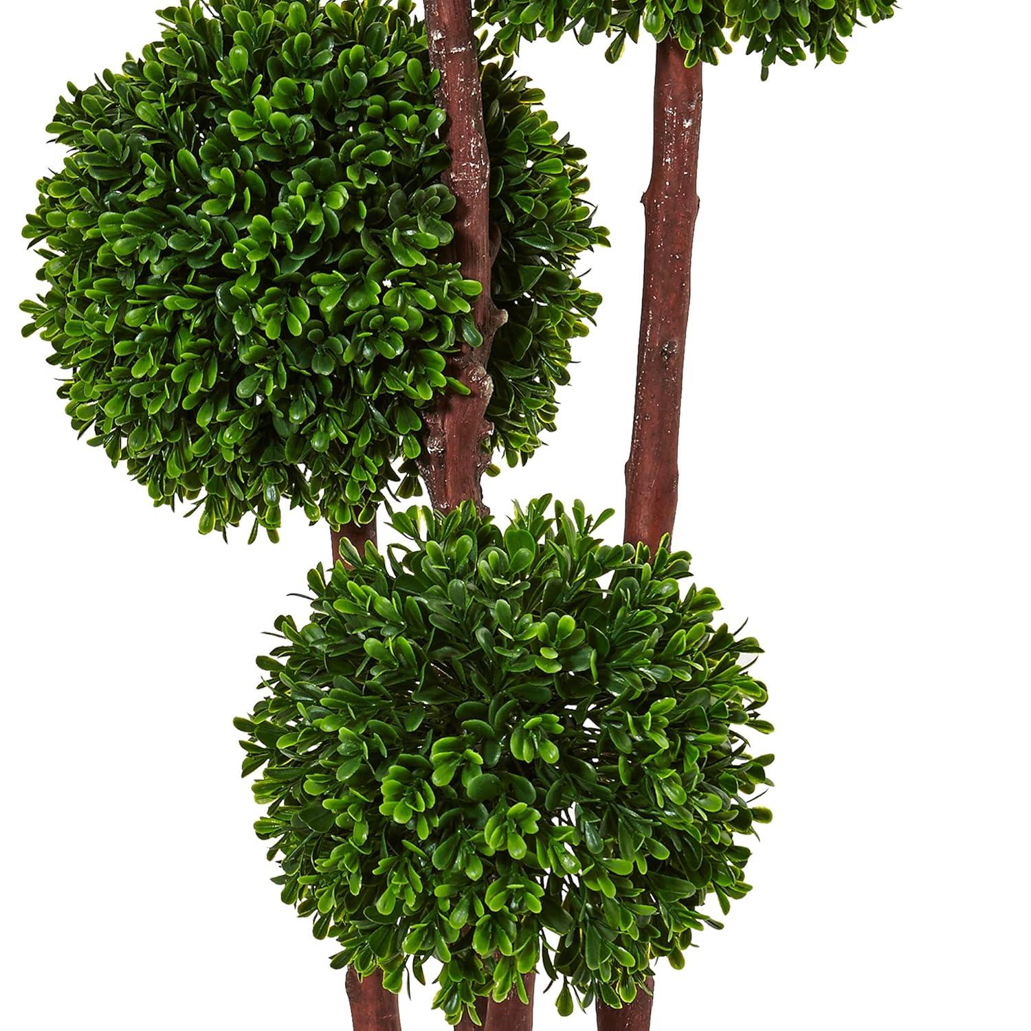 3ft Boxwood Topiary Artificial Tree - Nearly Natural